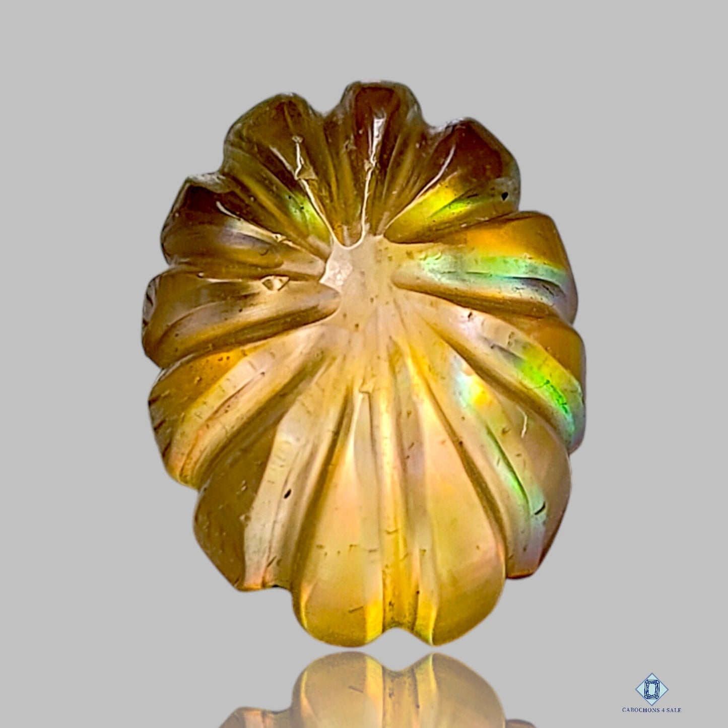 Mother Of Pearl + Crystal Quartz Doublets Oval Carvings