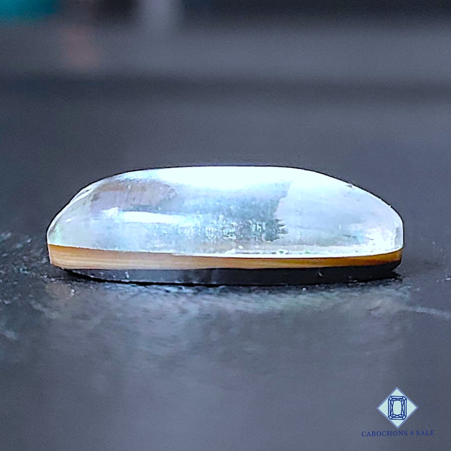 Mother of Pearl + Crystal Quartz Doublet Gemstone Fancy Doublets 21*12*6mm available for sale