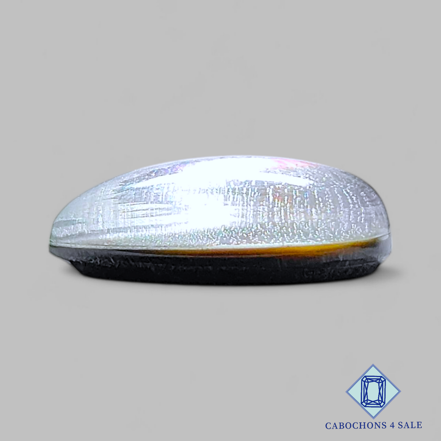 Mother of Pearl + Crystal Quartz Doublet Pear Doublets