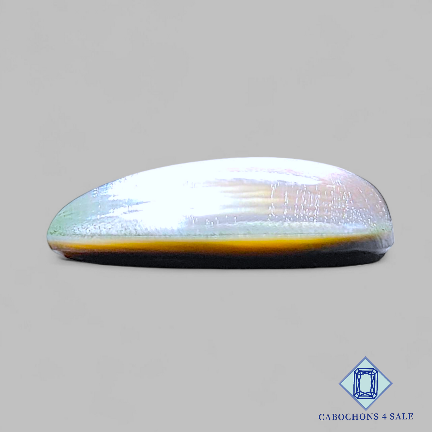 Mother of Pearl + Crystal Quartz Doublet Pear Doublets