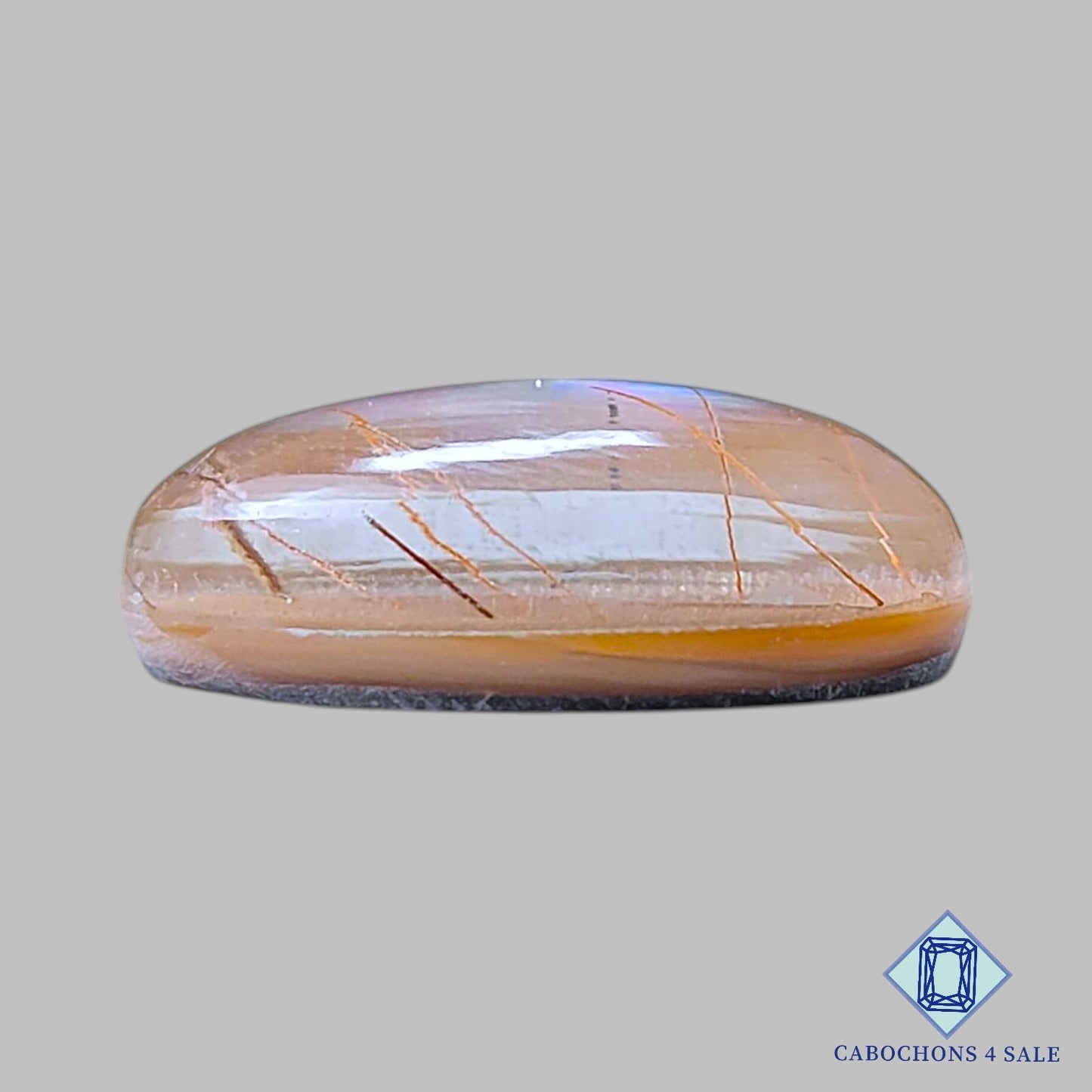 Mother of Pearl + Rutile Quartz Doublet Gemstone Oval Doublets 21*12*7mm available for sale