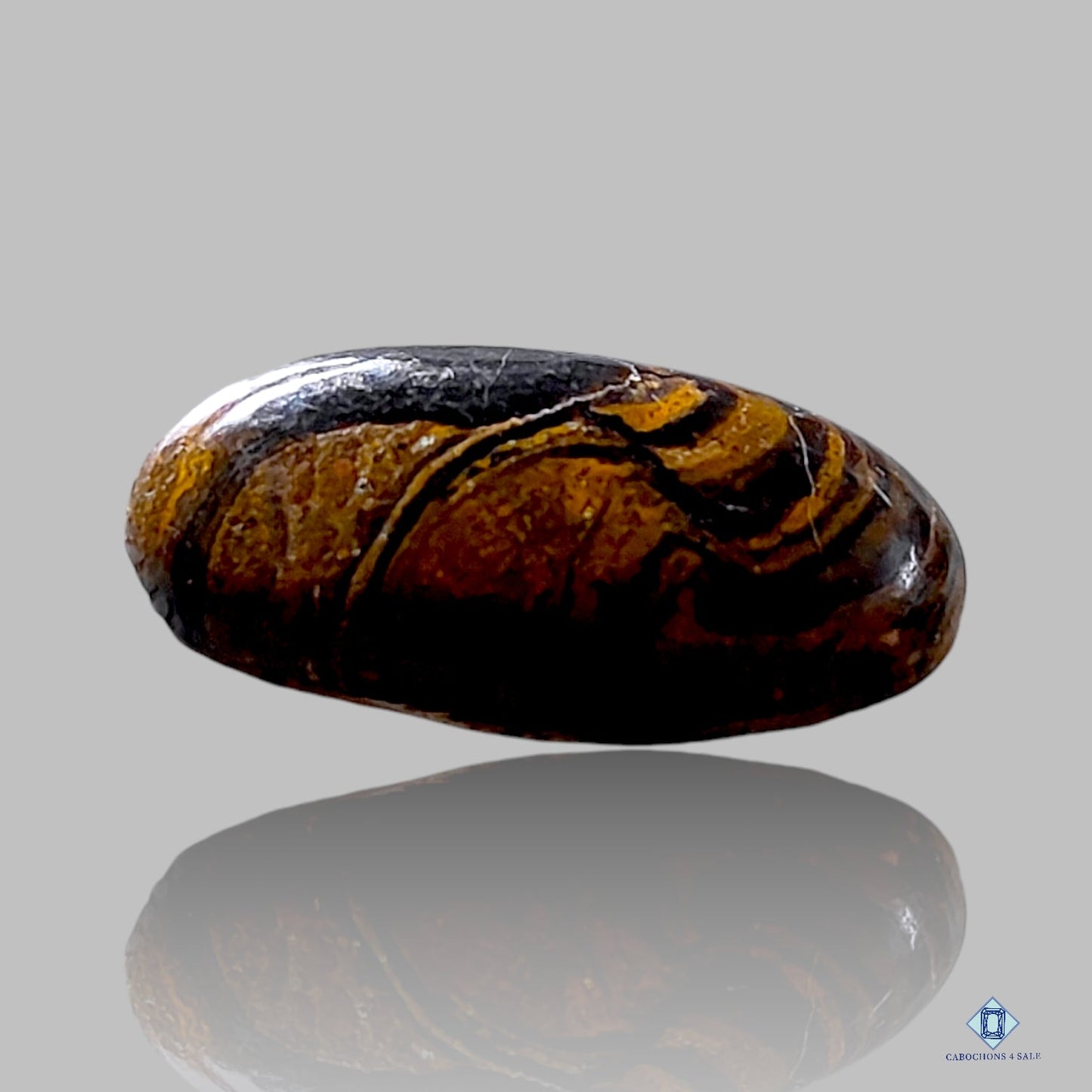 Cabujones ovalados de piedra muggle