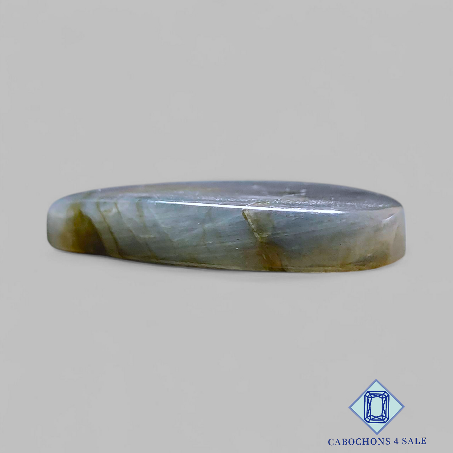 Cabujones de pera de labradorita multicolor