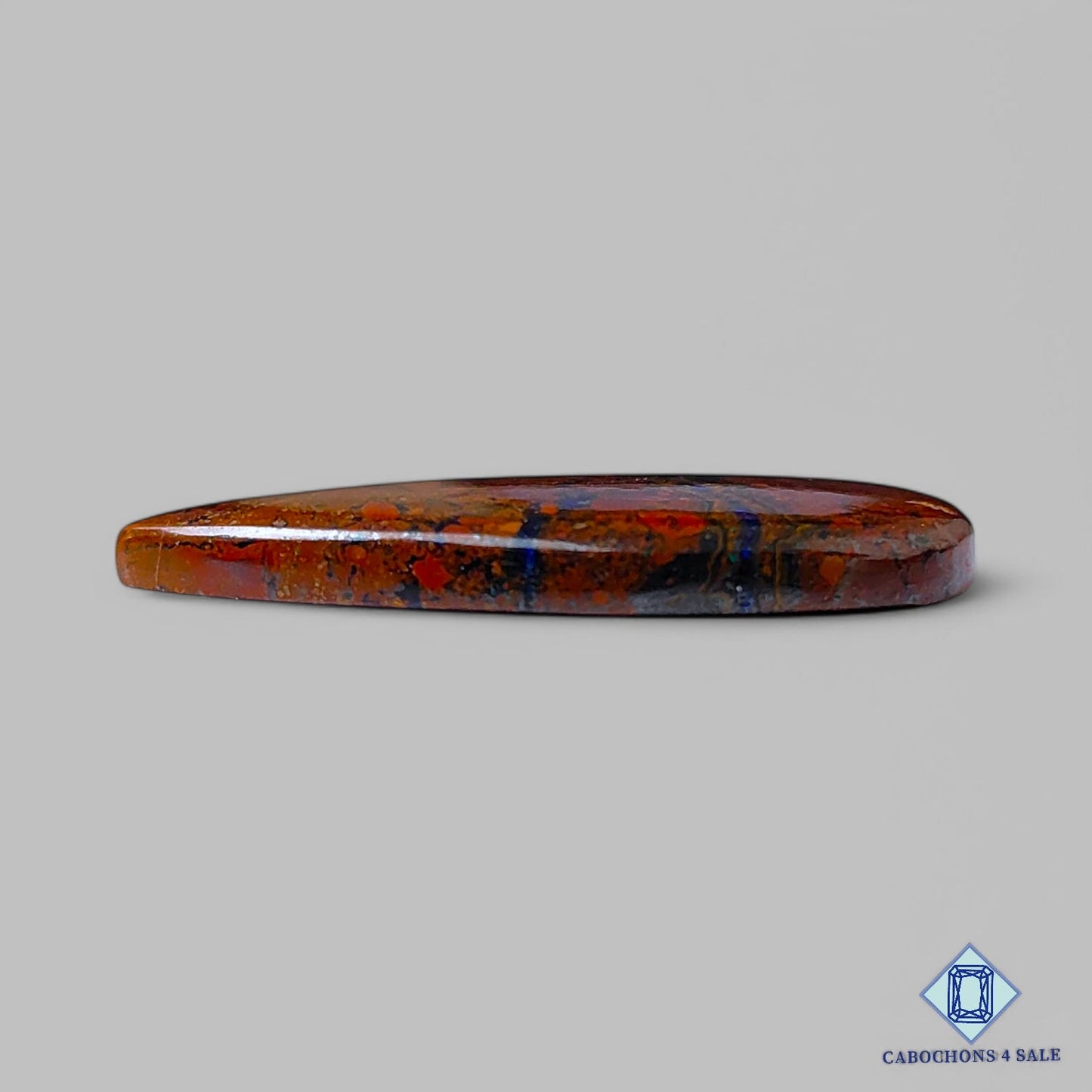 Natural Zarinite Gemstone Pear Cabochons 35*17*4mm from Russia available for sale