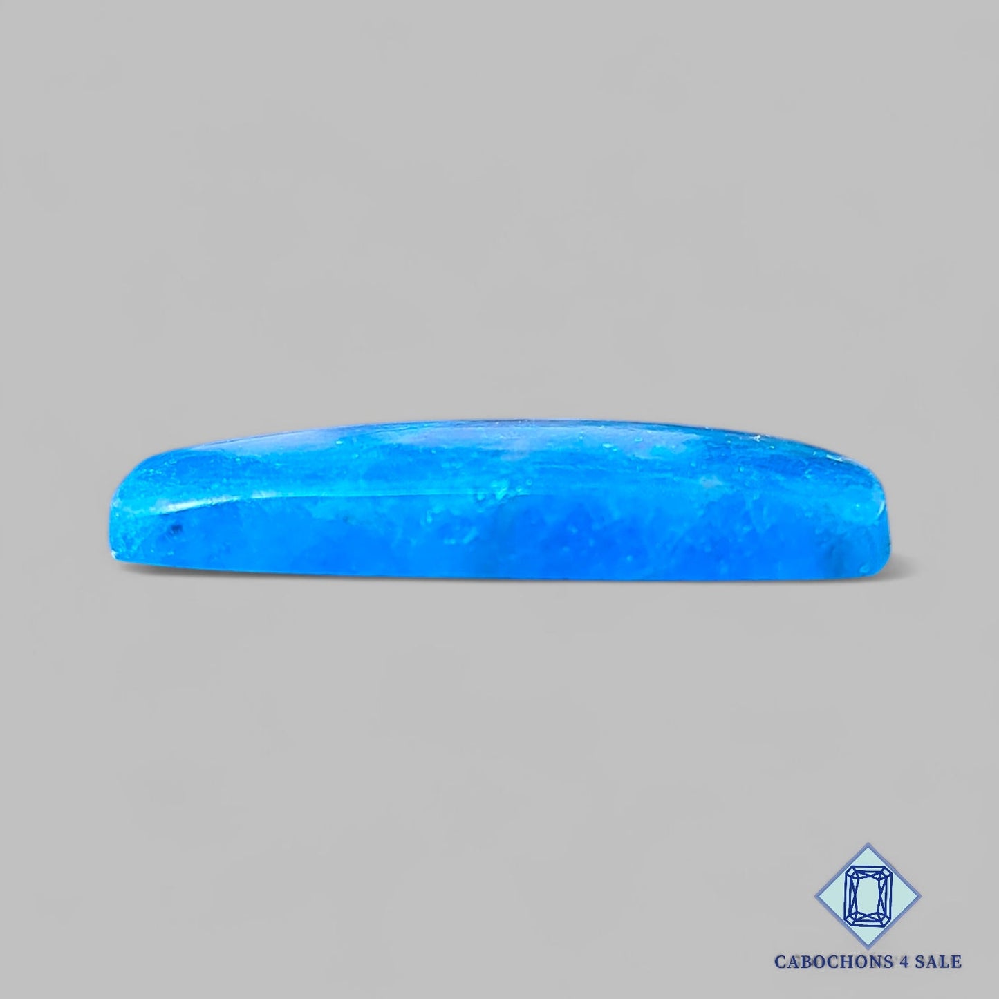 Natural Neon Apatite Gemstone Fancy Cabochons 29*13*4mm from Brazil available for sale