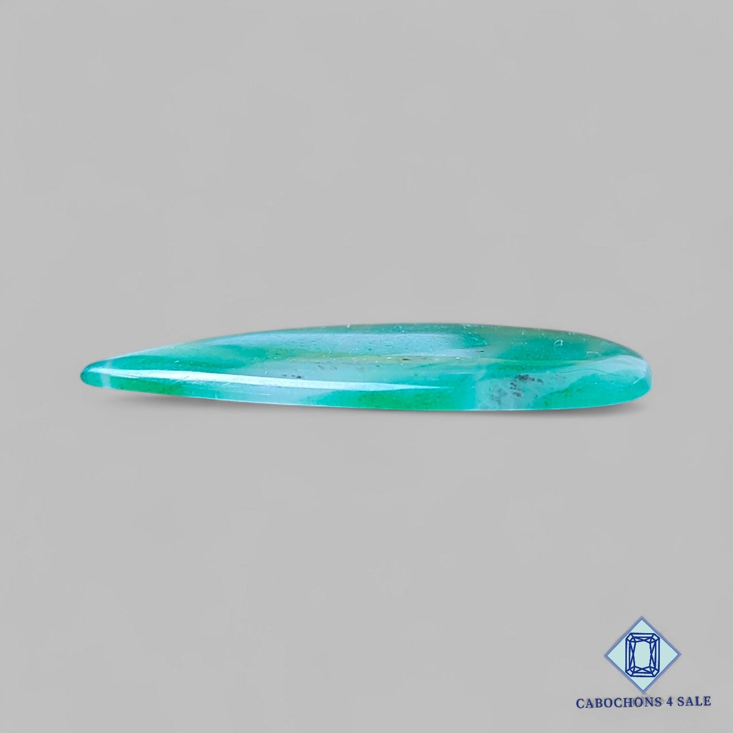 Natural Nephrite Jade Gemstone Pear Cabochons 36*22*3mm from Canada available for sale