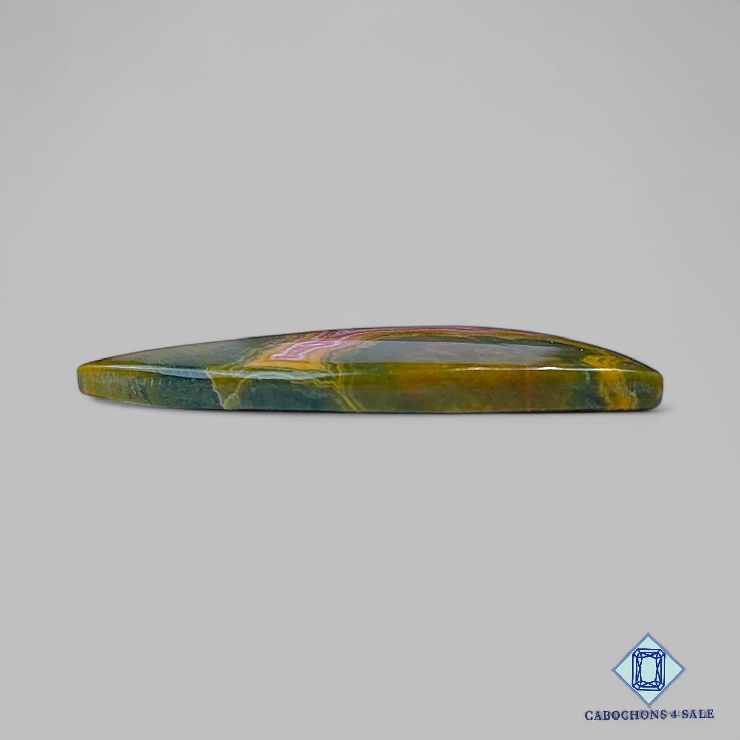 Natural Ocean Jasper Gemstone Fancy Cabochons 40*23*4mm from Madagascar available for sale