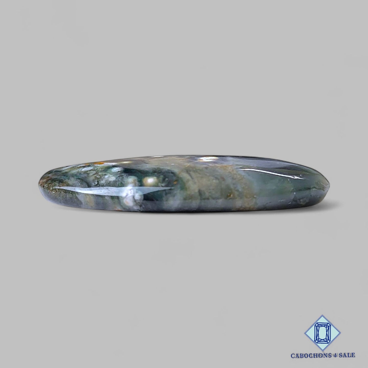 Natural Ocean Jasper Gemstone Oval Cabochons 34*19*5mm from Madagascar available for sale