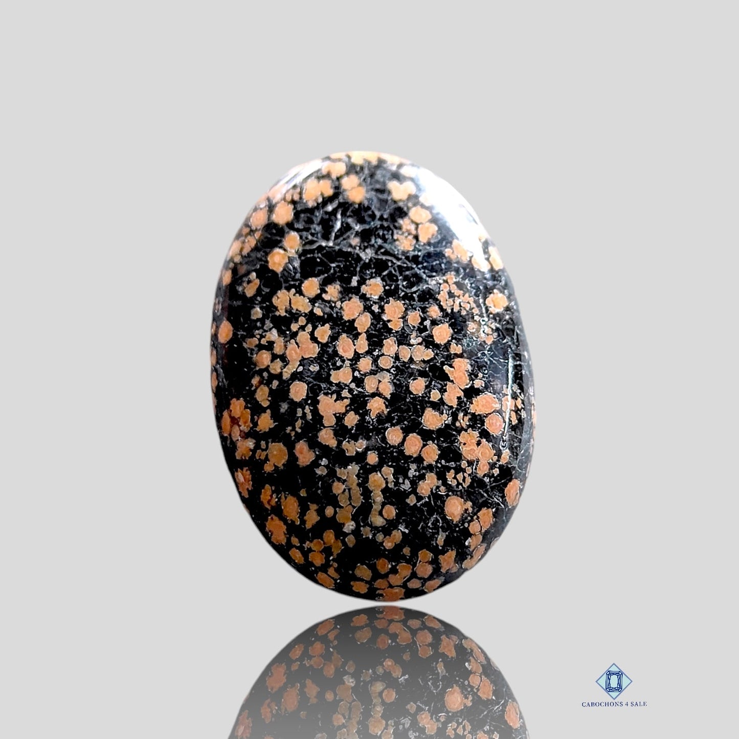 Orbicular Jaspis-Oval-Cabochons