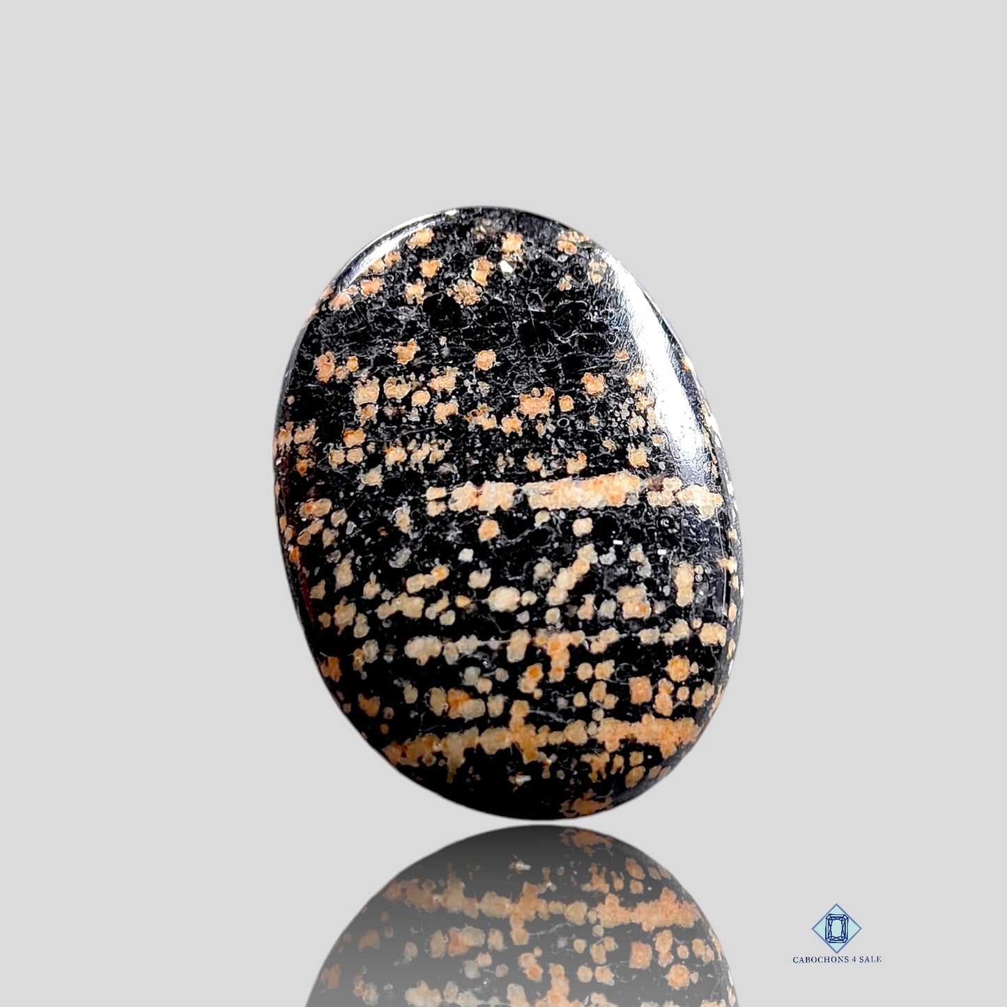 Orbicular Jaspis-Oval-Cabochons