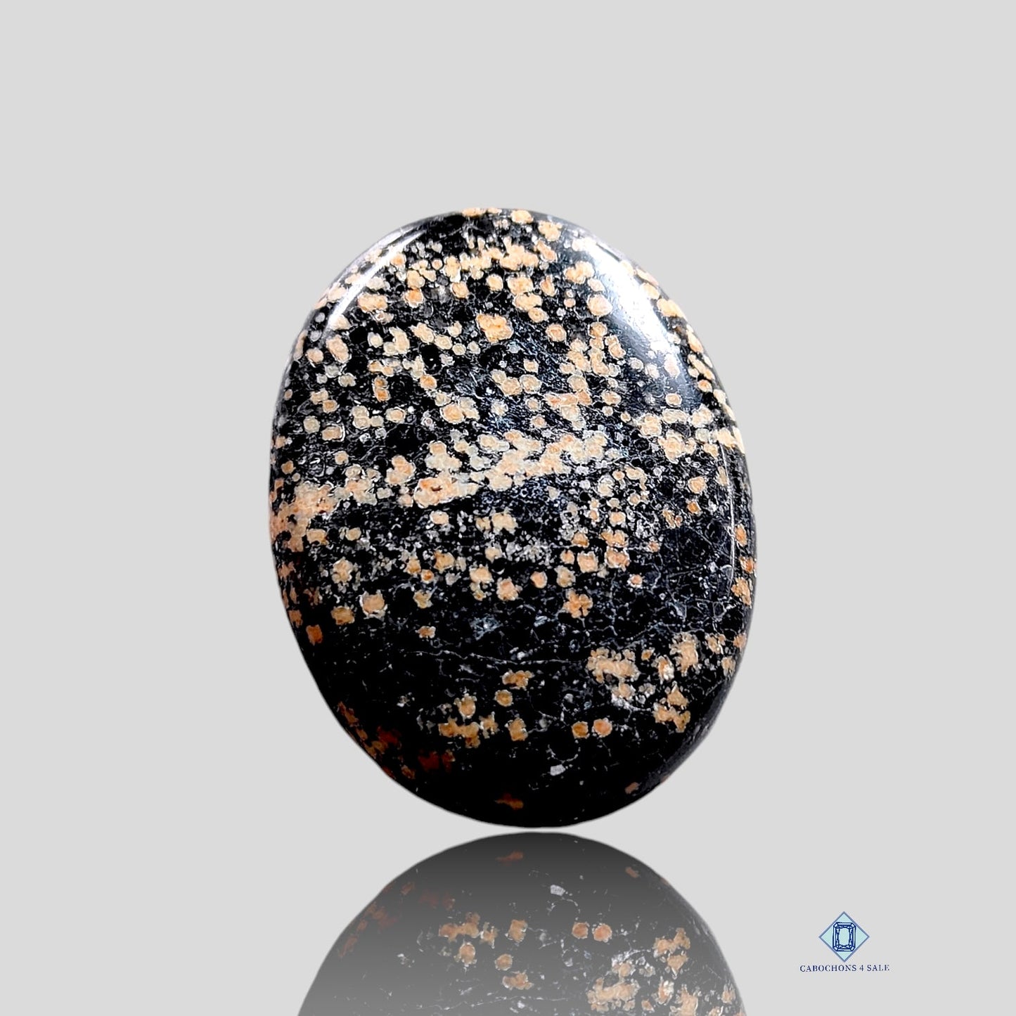 Orbicular Jaspis-Oval-Cabochons