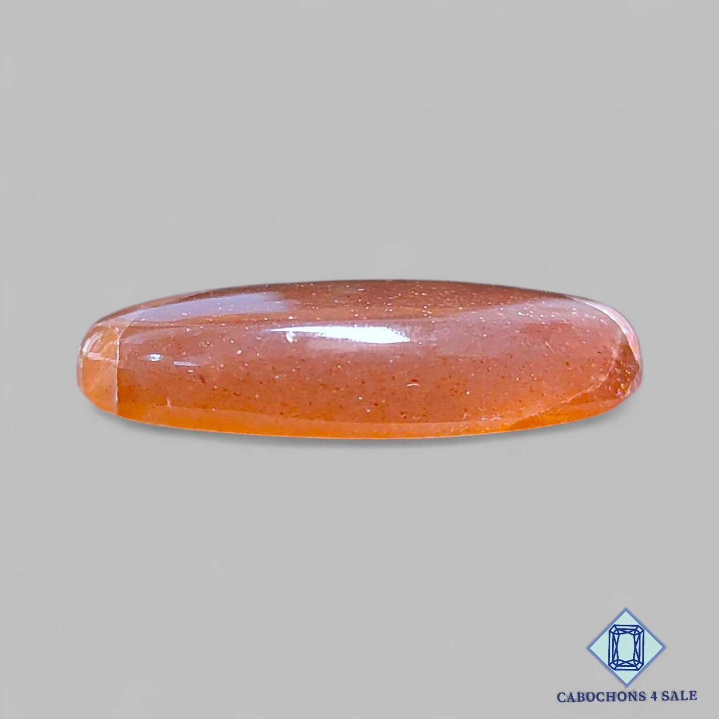 Natural Peach Moonstone With Sunstone Gemstone Oval Cabochons 32*24*7mm from Madagascar available for sale