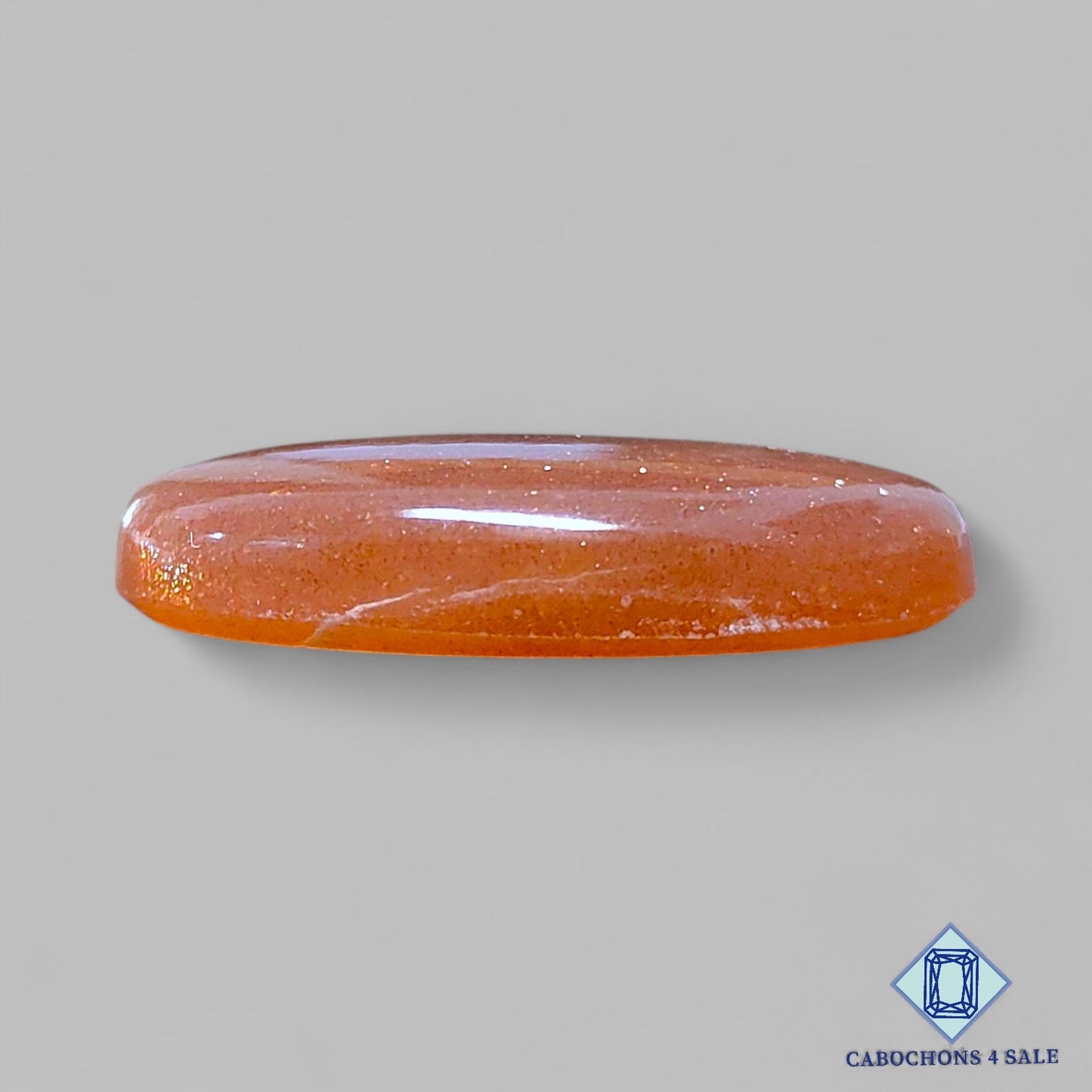 Natural Peach Moonstone With Sunstone Gemstone Oval Cabochons 35*25*7mm from Madagascar available for sale