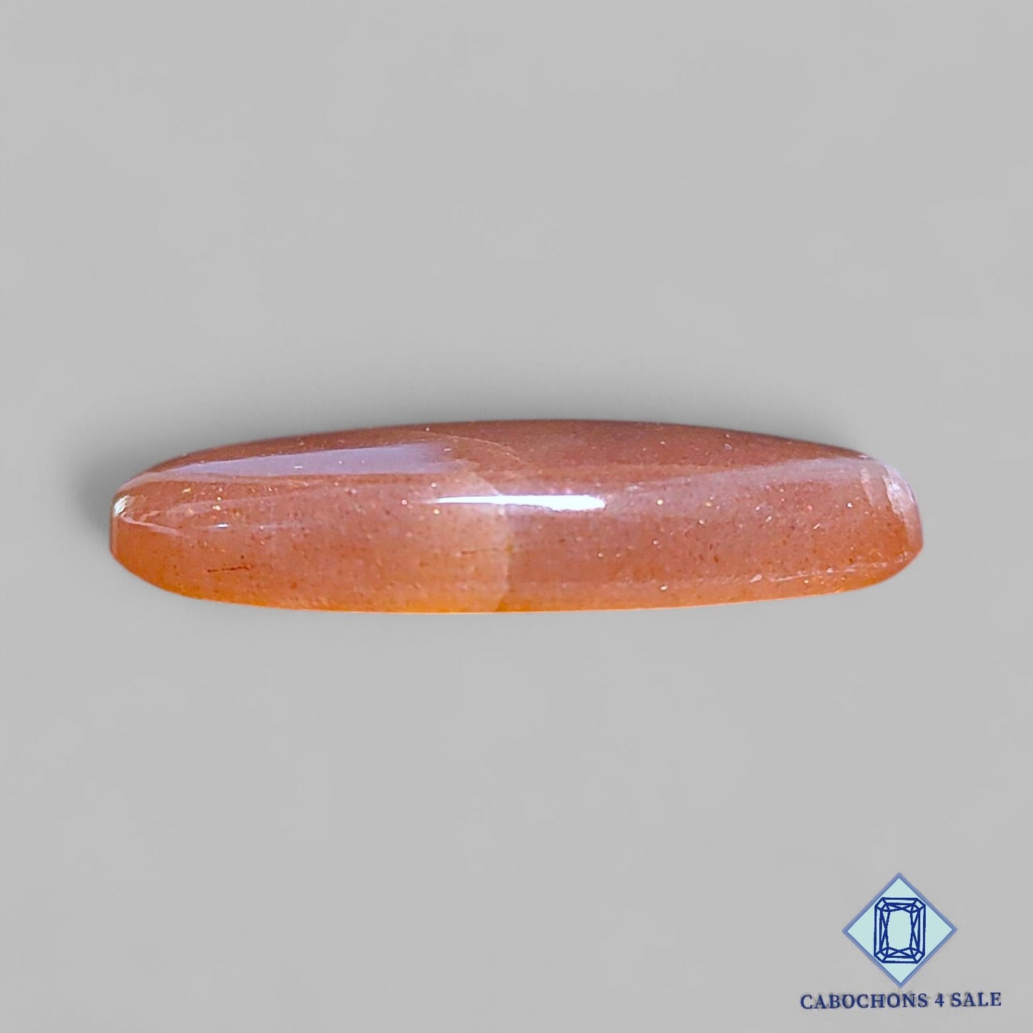 Natural Peach Moonstone With Sunstone Gemstone Oval Cabochons 31*23*5mm from Madagascar available for sale