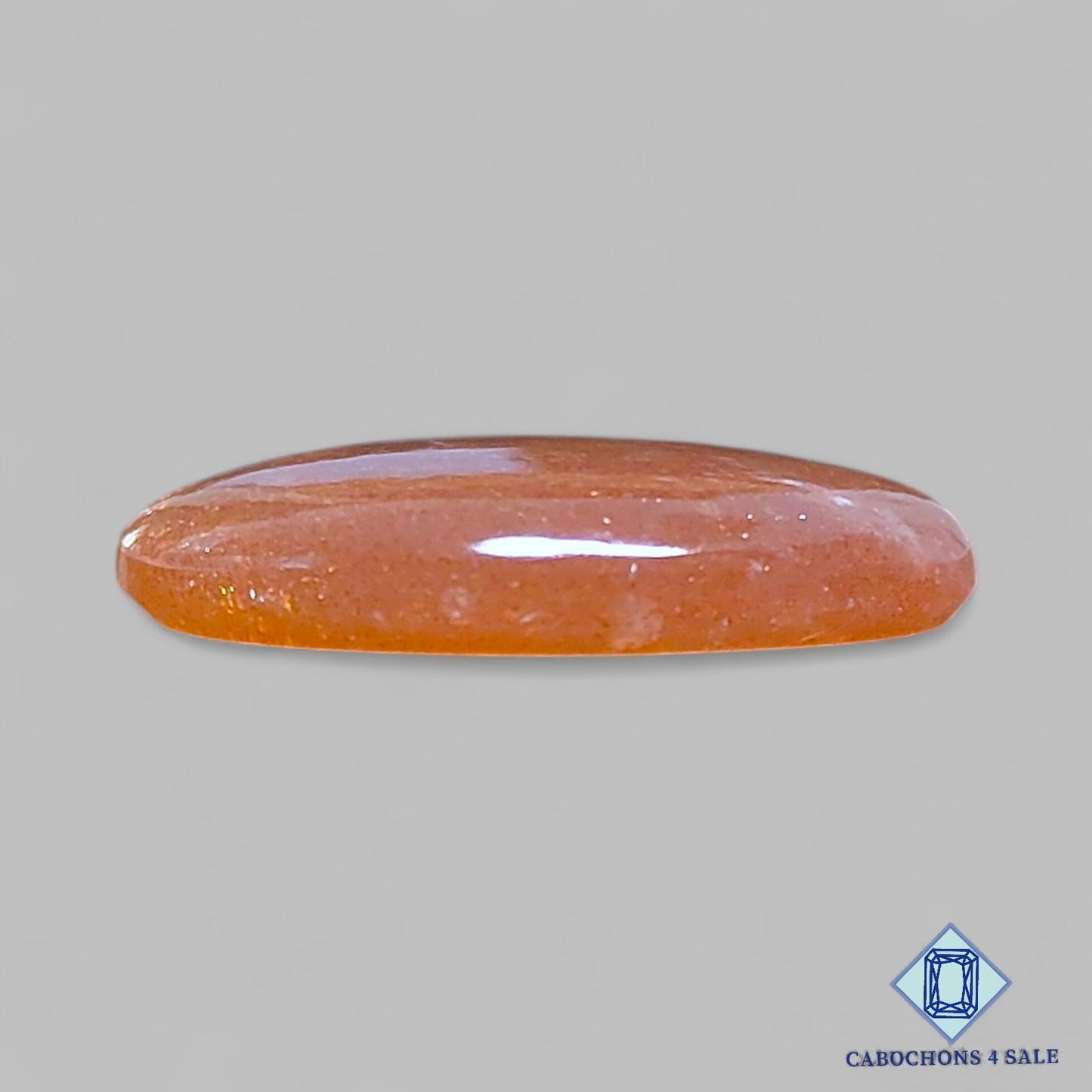 Natural Peach Moonstone With Sunstone Gemstone Oval Cabochons 28*20*5mm from Madagascar available for sale