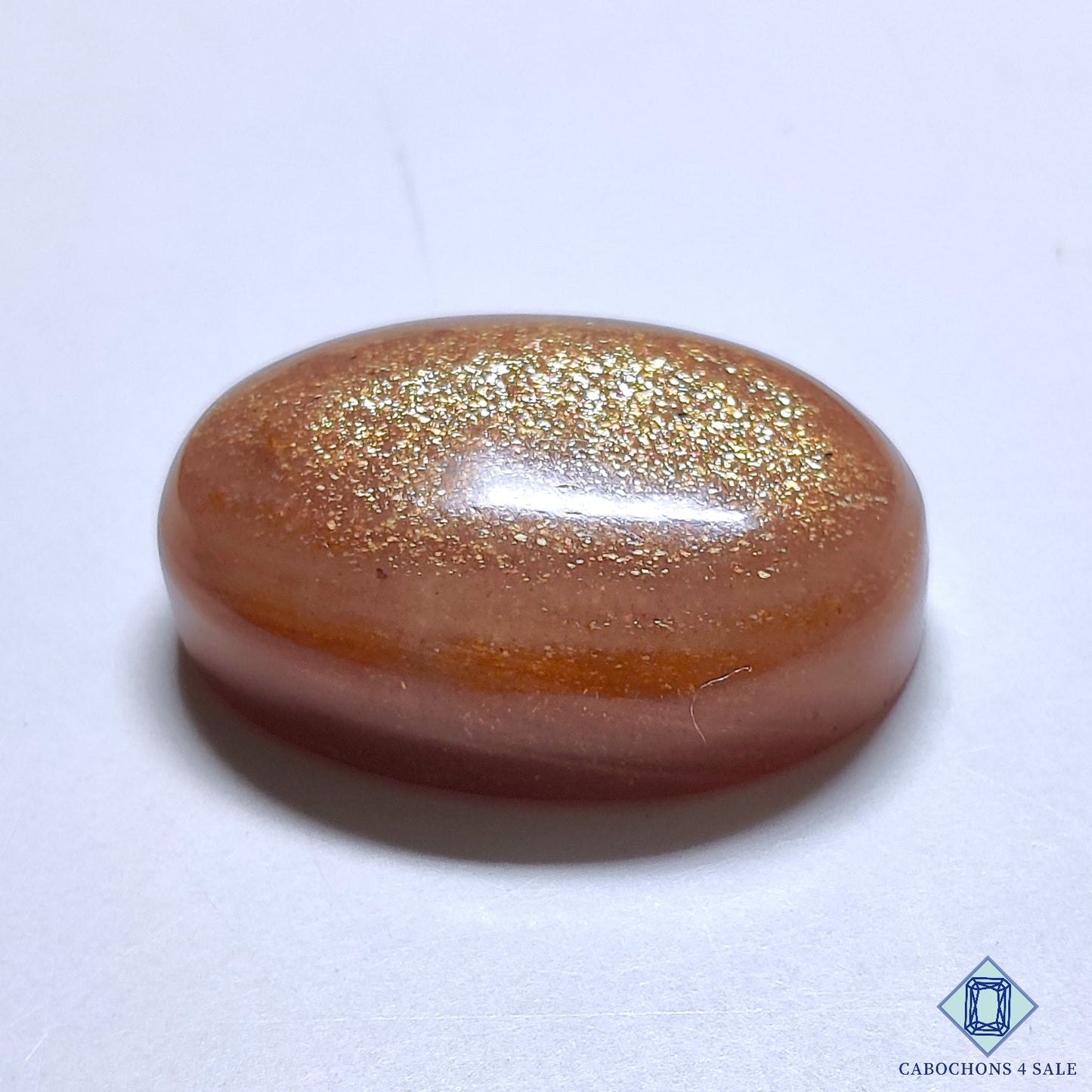 Peach Moonstone with Sunstone