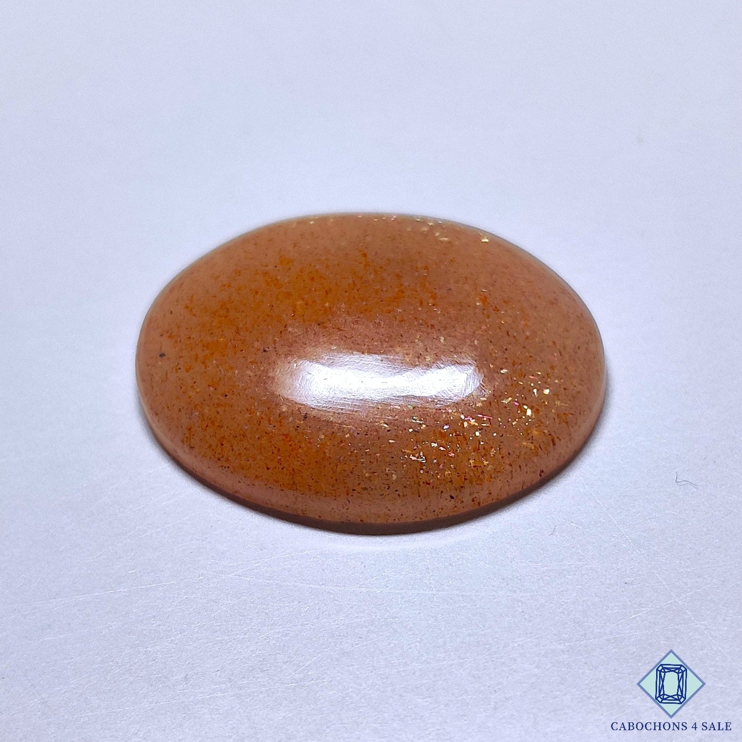 Peach Moonstone with Sunstone