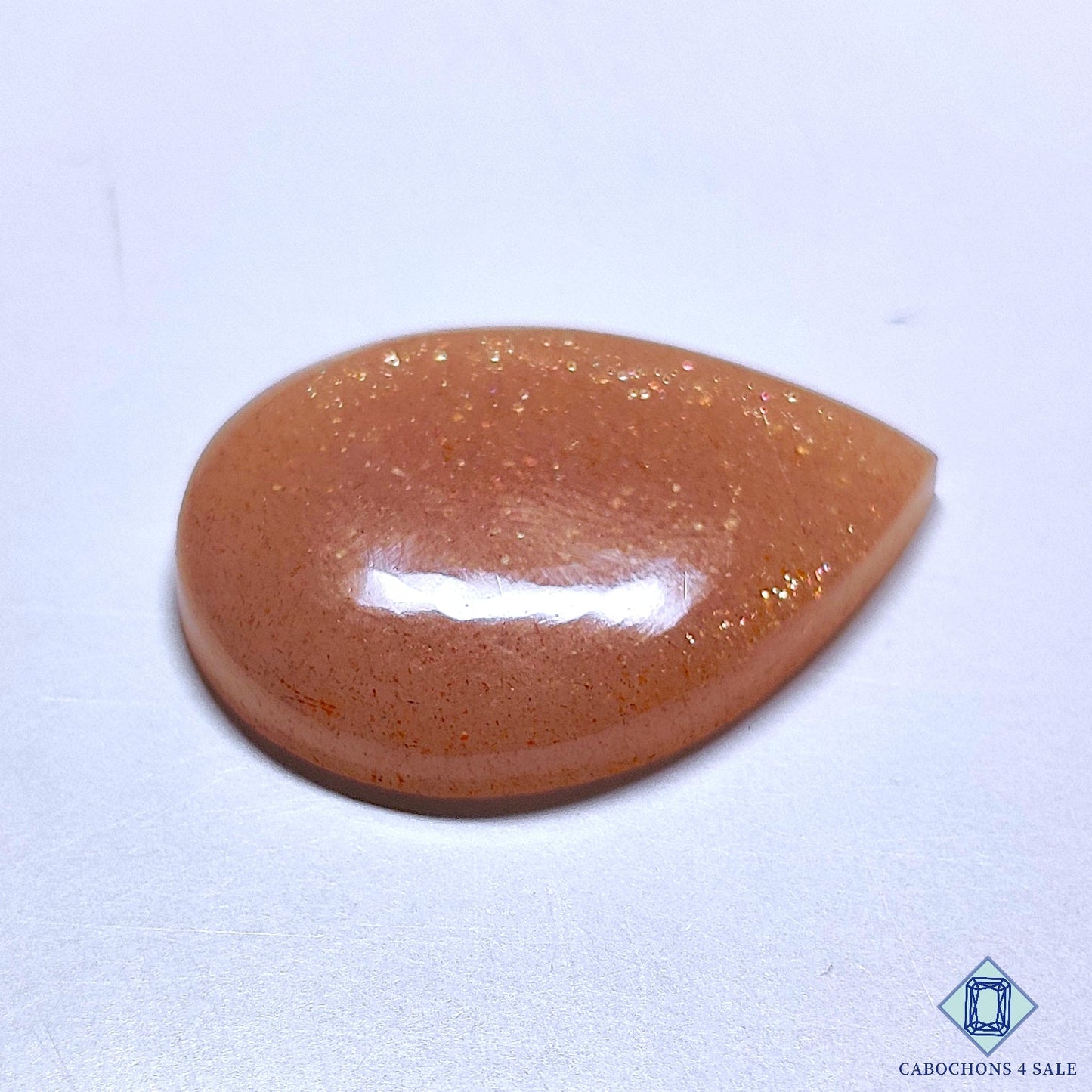 Peach Moonstone with Sunstone