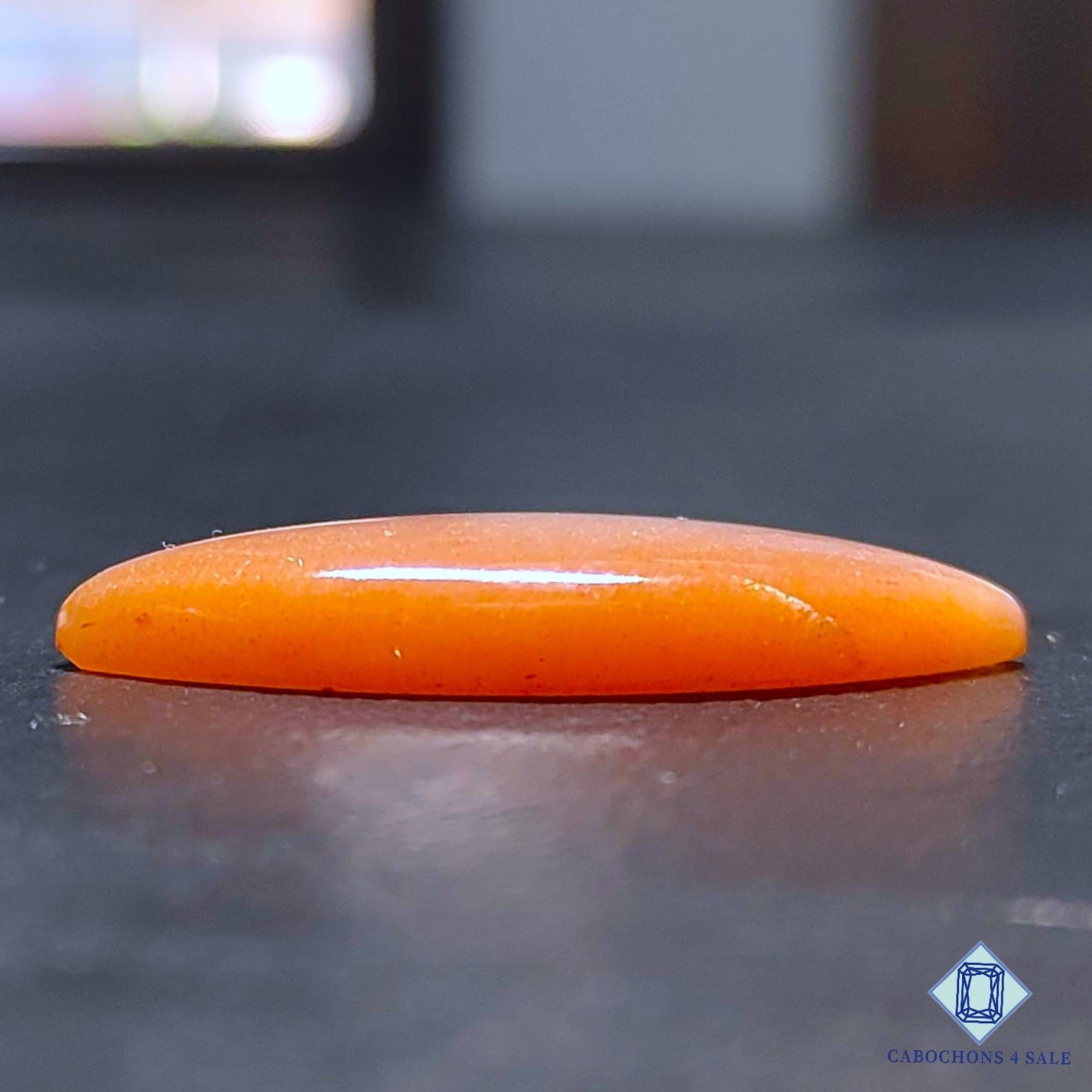 Natural Peach Moonstone with Sunstone Gemstone Marquise Cabochons 32*15*5mm from Madagascar available for sale