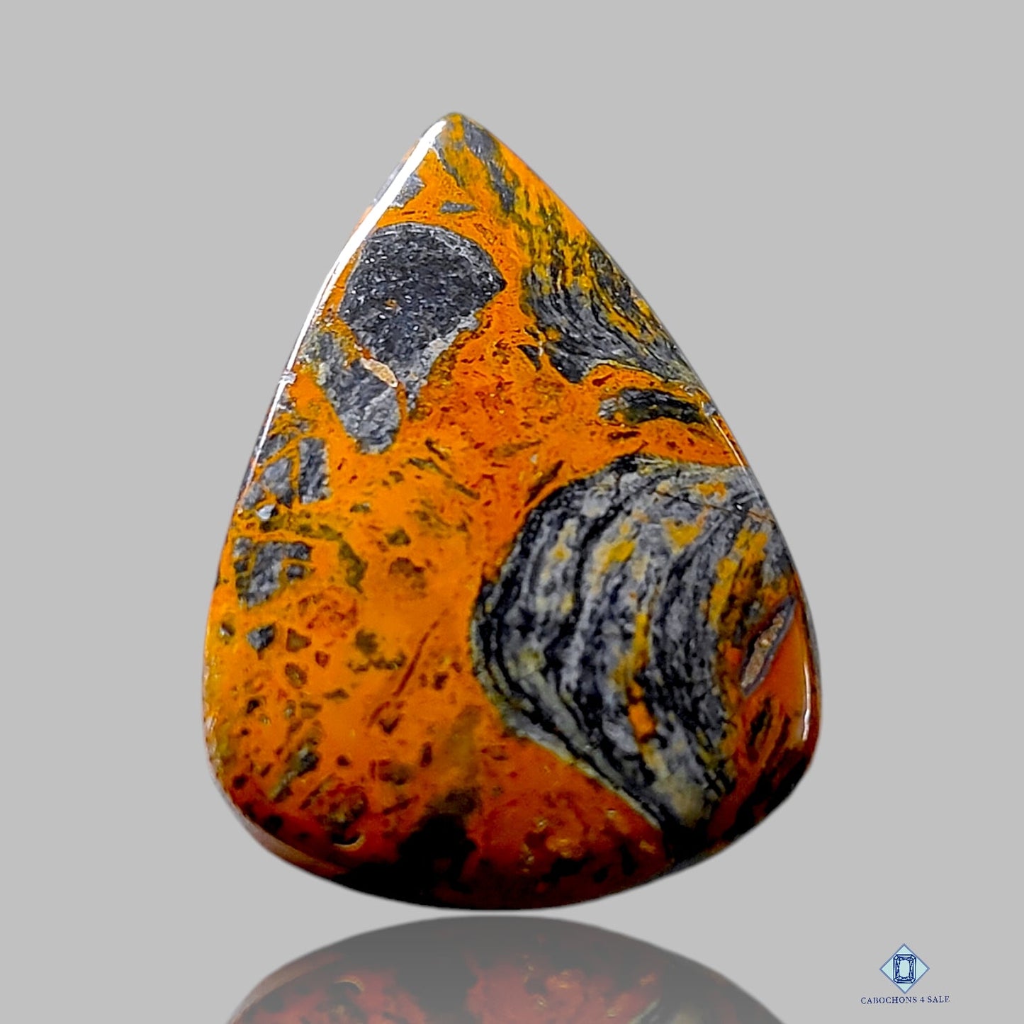 Cabujones de pera de pietersita