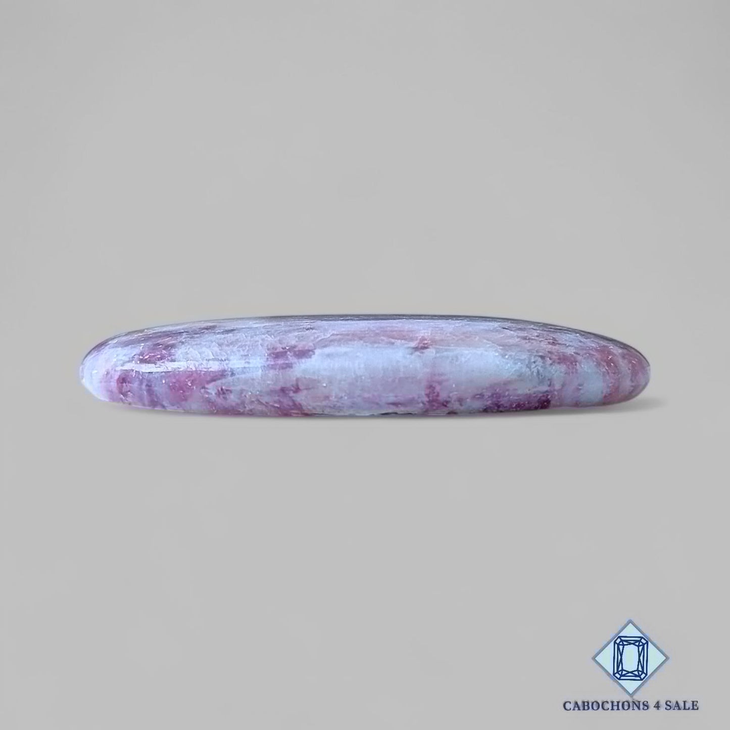 Natural Pink Opal Gemstone Oval Cabochons 45*24*6mm from Peru available for sale