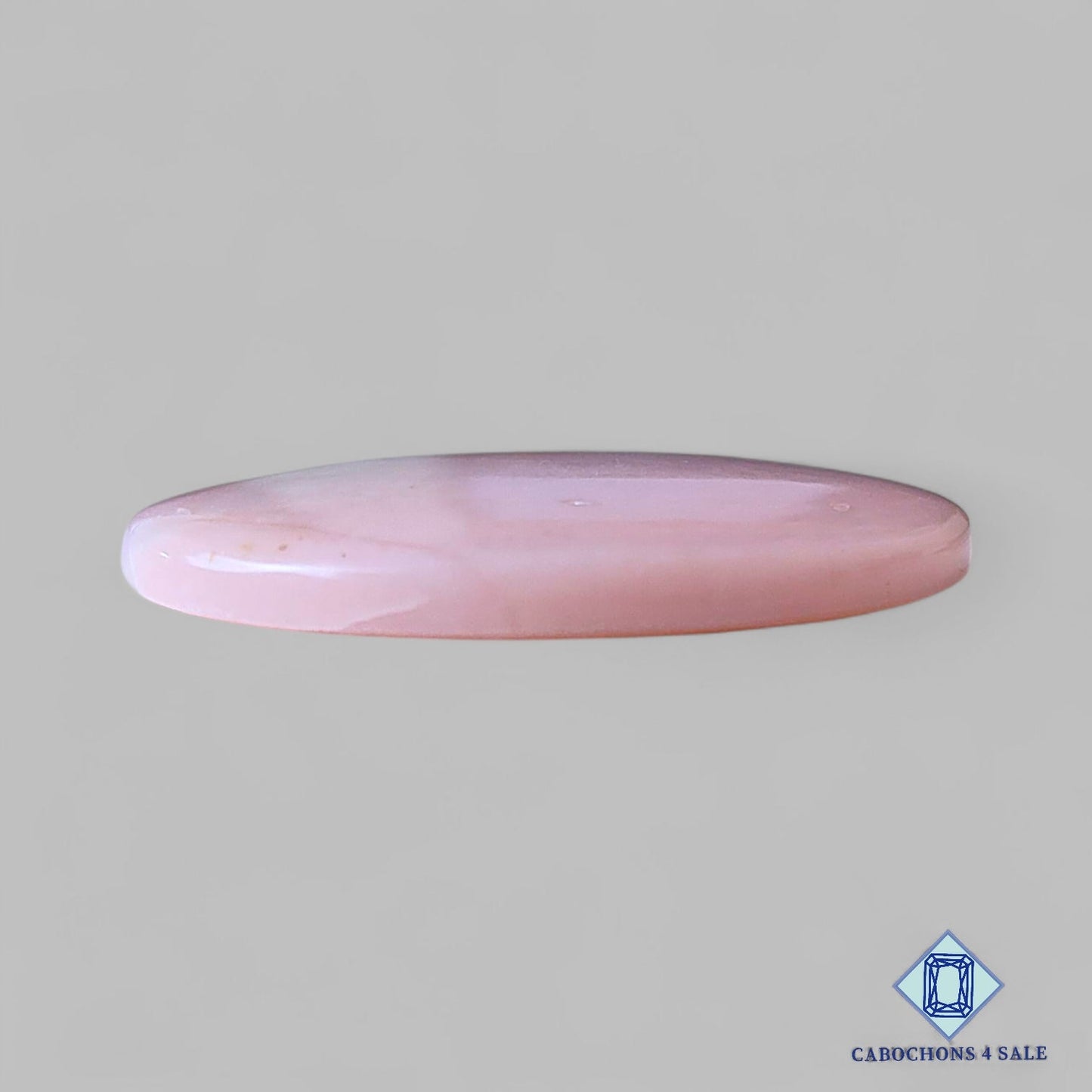 Natural Pink Opal Gemstone Oval Cabochons 36*28*4mm from Peru available for sale