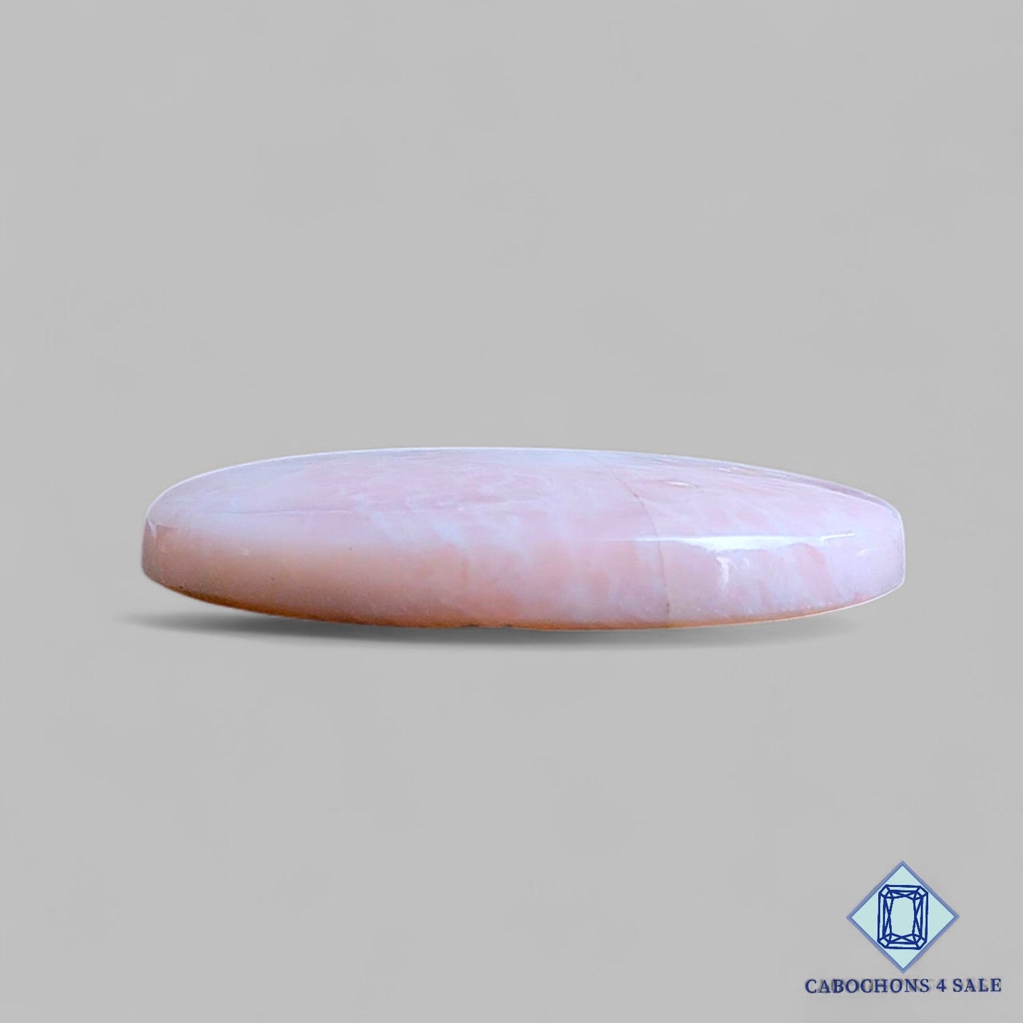 Natural Pink Opal Gemstone Oval Cabochons 34*25*5mm From Peru available for sale