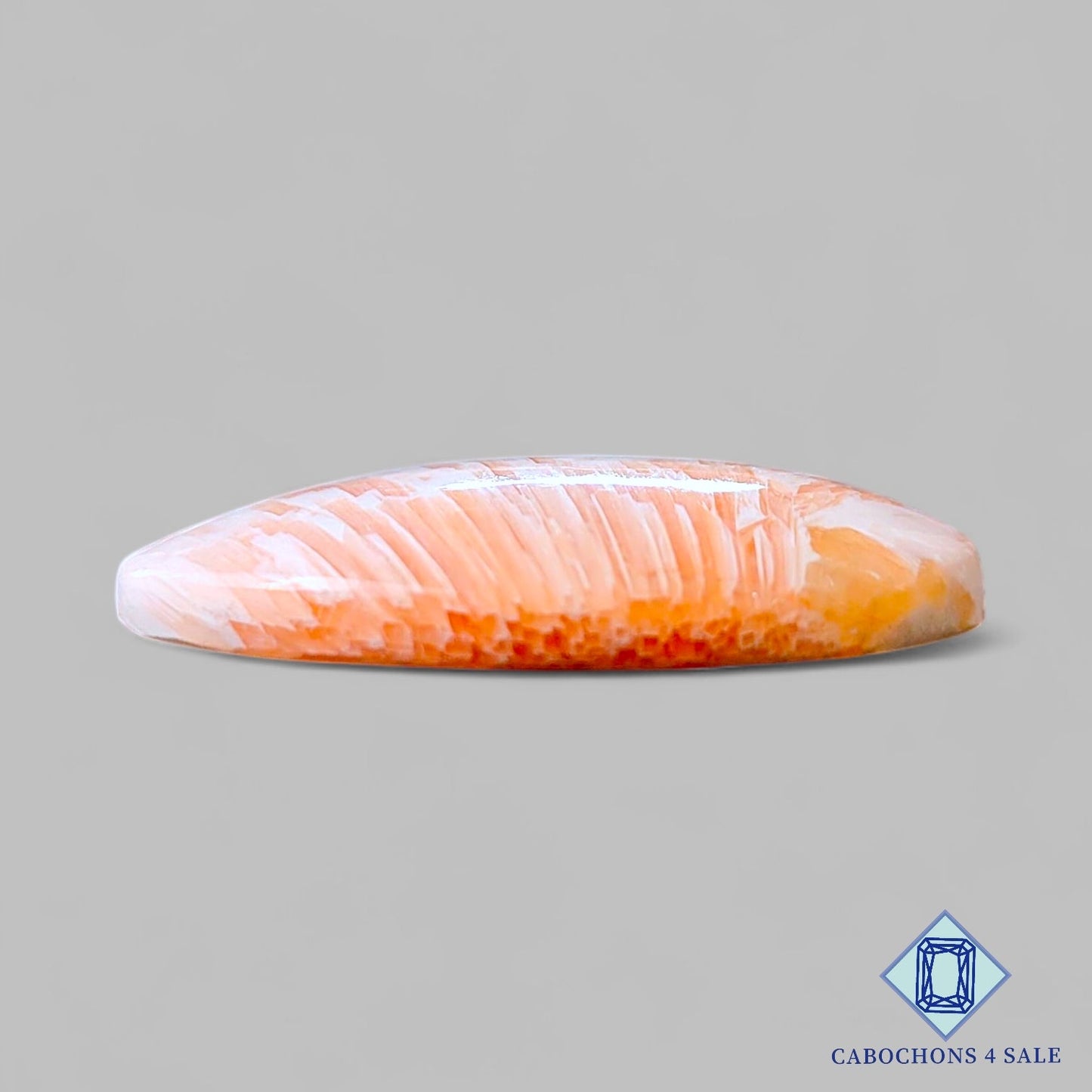 Natural Pink Scolecite Gemstone Oval Cabochons 36*21*6mm from India available for sale