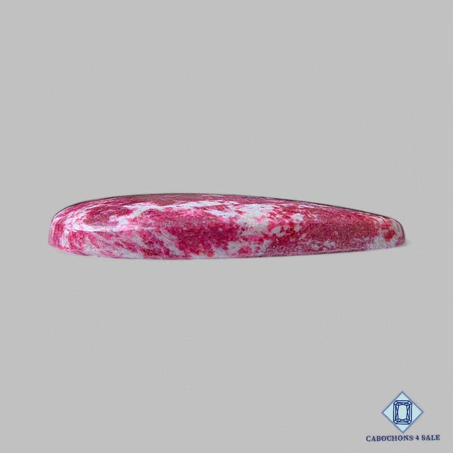 Natural Pink Thulite Gemstone Pear Cabochons 34*16*5mm from Norway available for sale