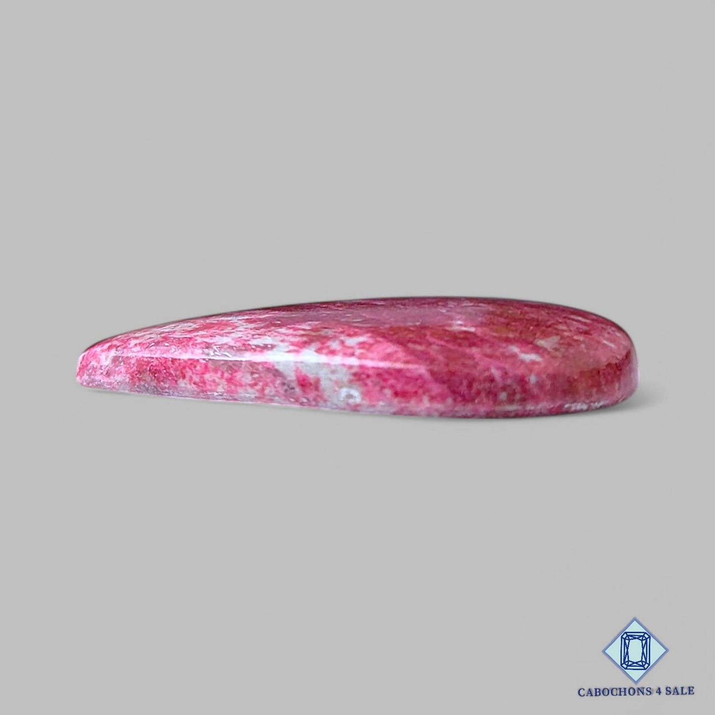 Natural Pink Thulite Gemstone Pear Cabochons 30*21*4mm from Norway available for sale