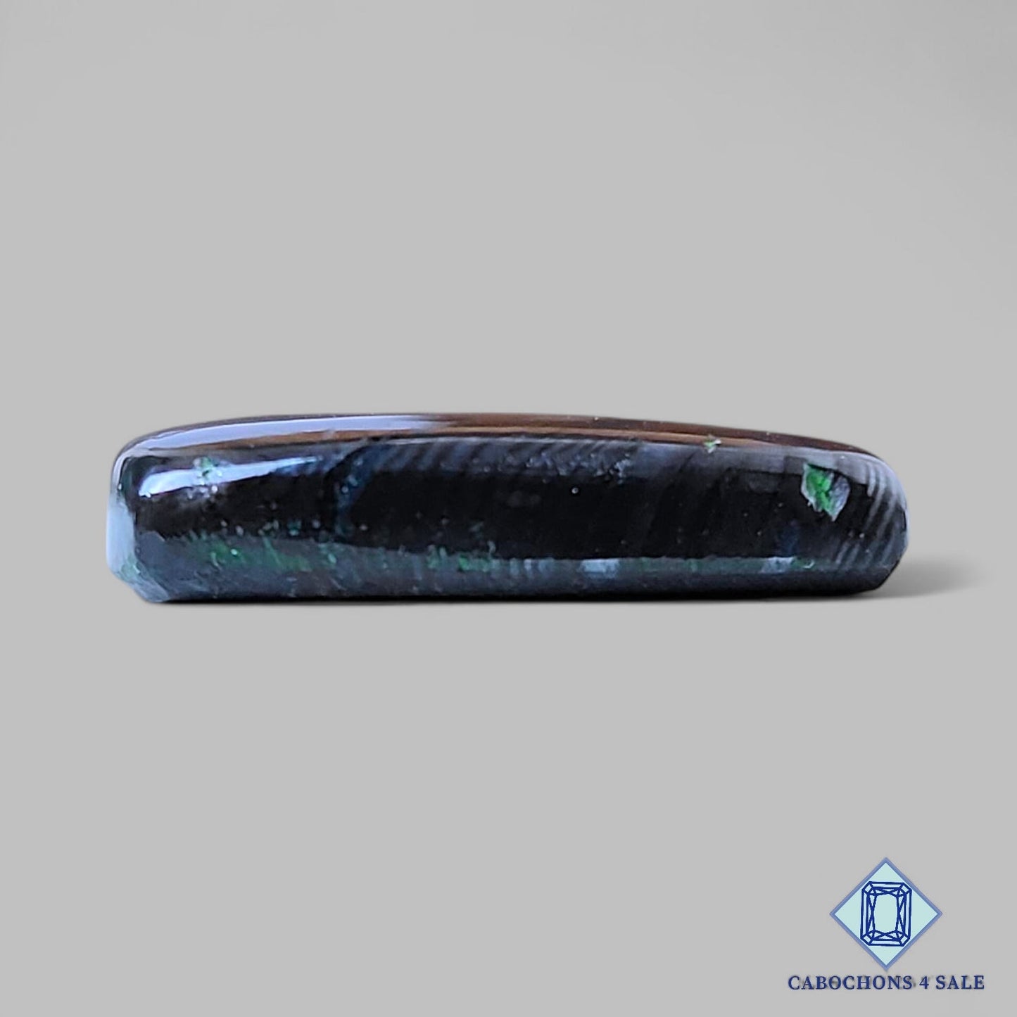 Cabujones de fantasía de piedra preciosa de psilomelano natural de 22 x 16 x 5 mm, procedentes de EE. UU., disponibles para la venta.