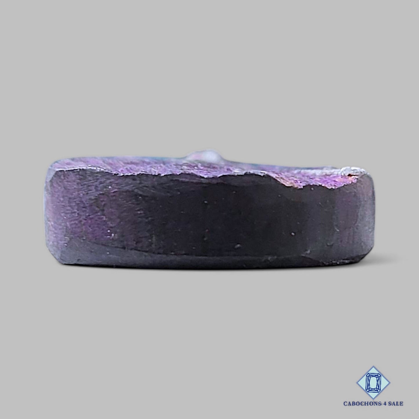 Natural Purpurite Gemstone Pear Druzy 30*21*6mm from Namibia available for sale