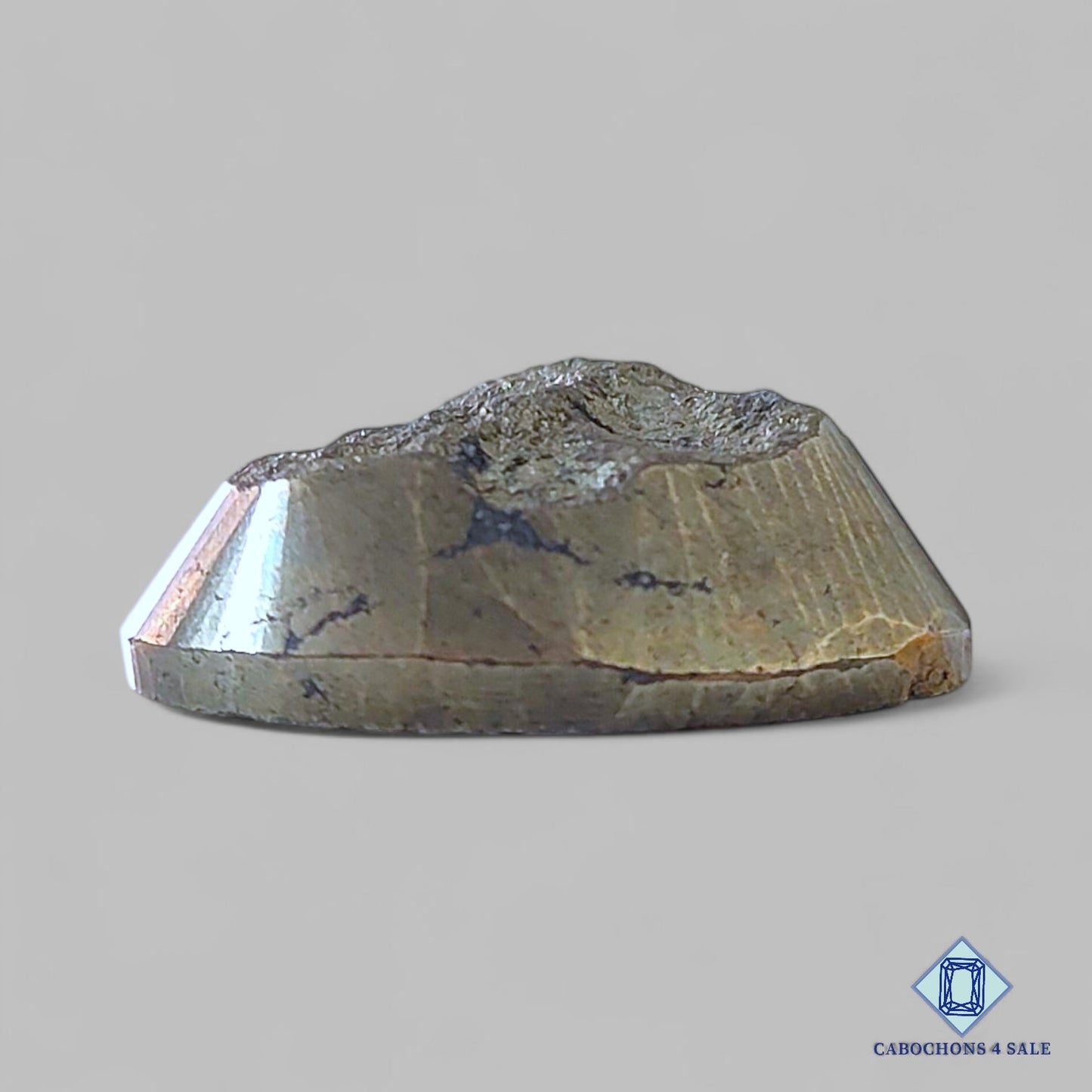 Natural Pyrite Gemstone Oval Druzy 25*19*8mm from Peru available for sale