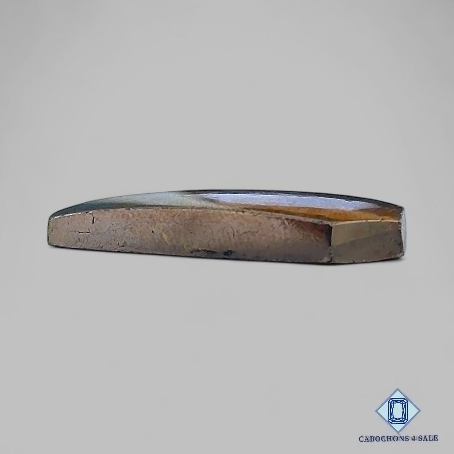 Cabujones de pirita natural de 30 x 17 x 5 mm, de Perú, disponibles para la venta.