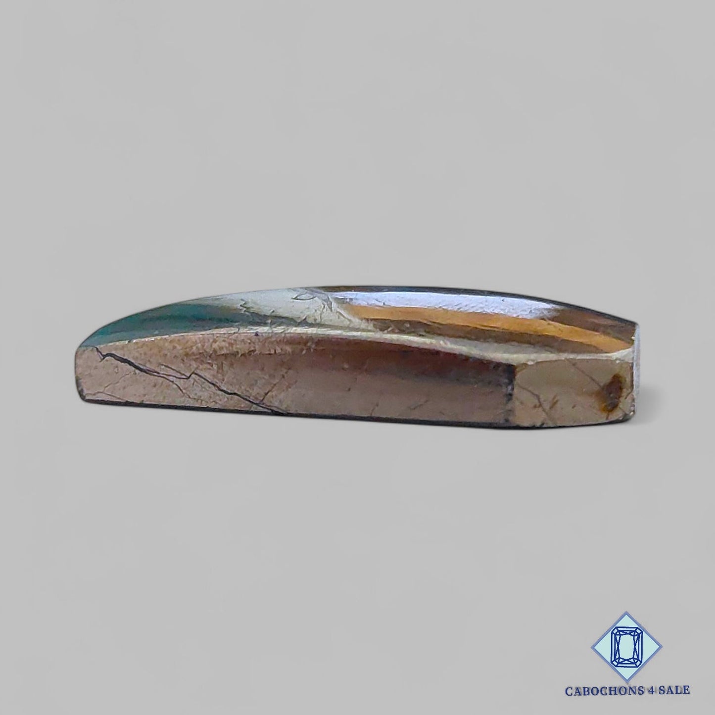 Cabujones de pirita natural de 30 x 19 x 5 mm, de Perú, disponibles para la venta.