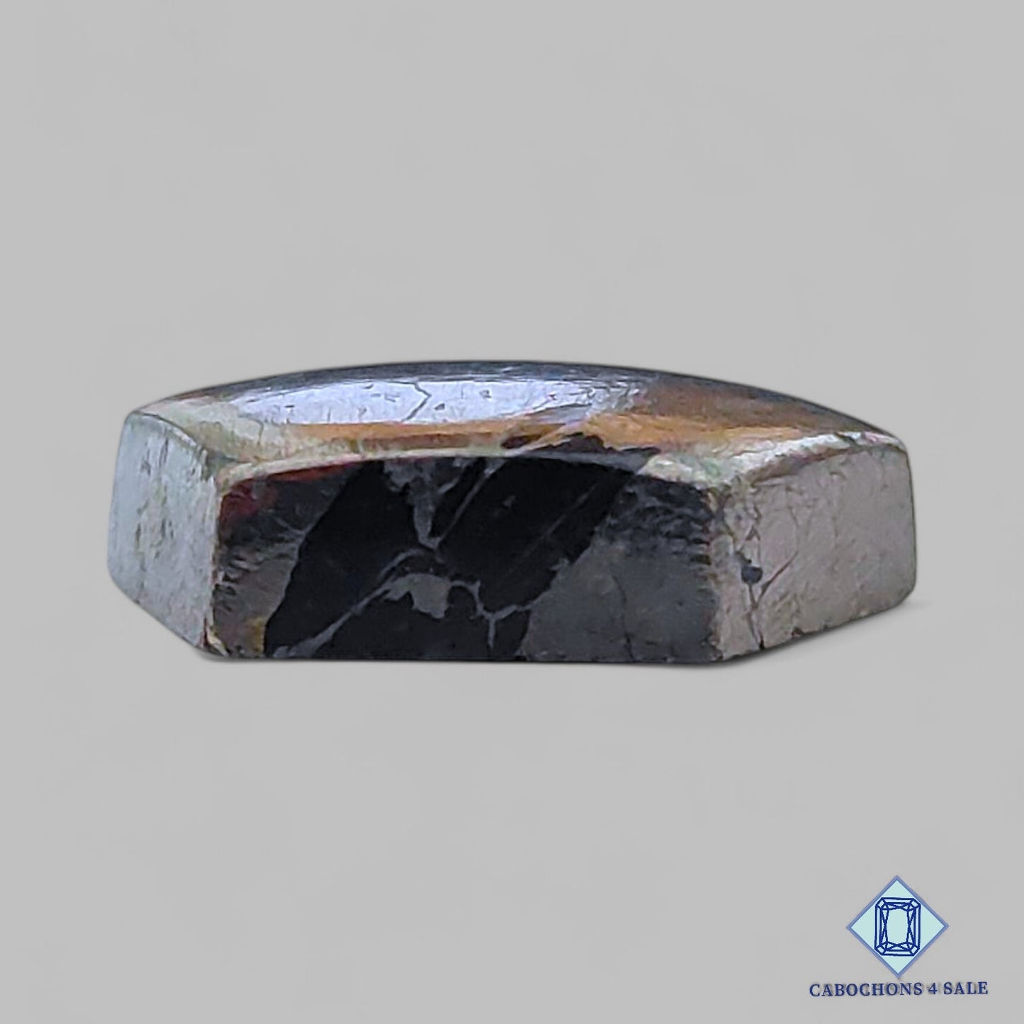 Natural Pyrite Gemstone Hexagon Cabochons 21*18*5mm from Peru available for sale