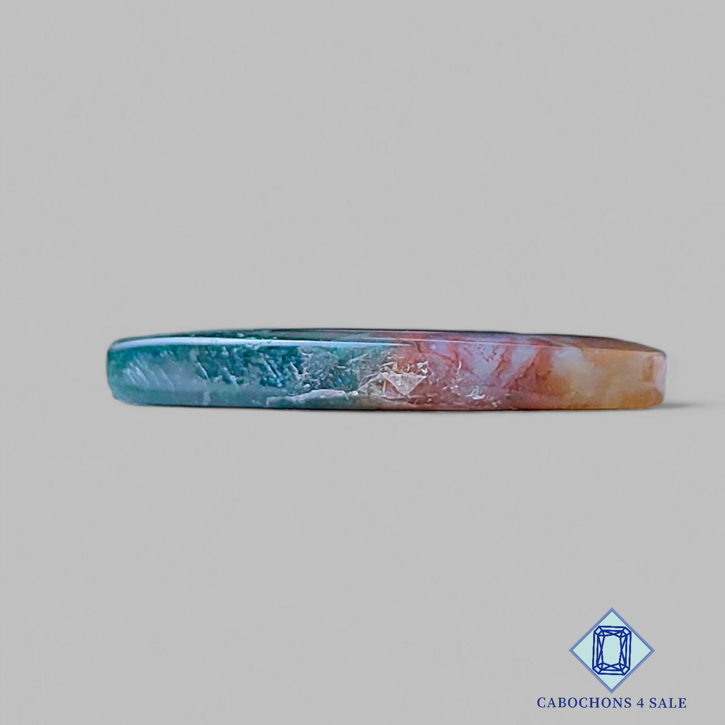 Pares de peras de ágata musgosa roja