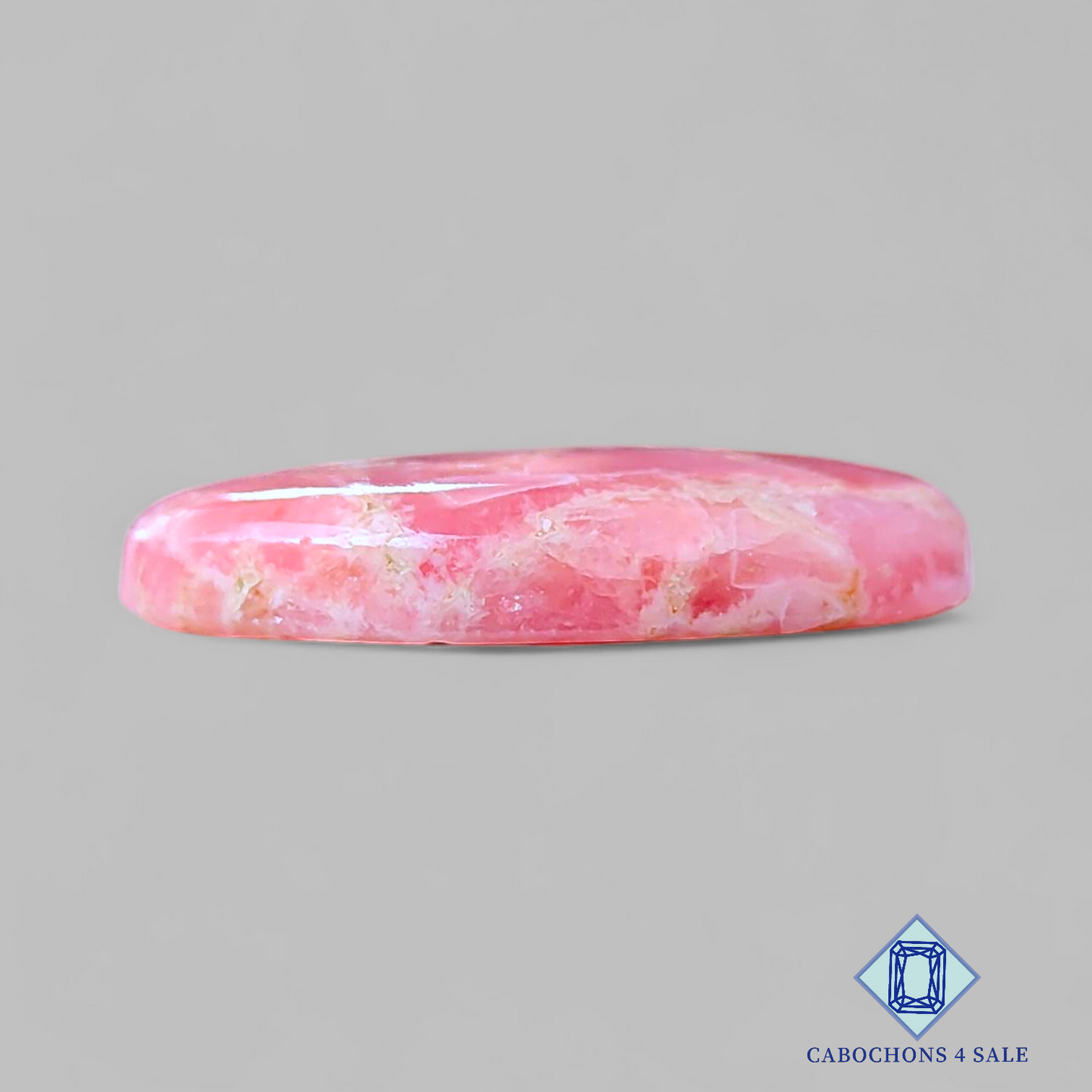 Cabujones ovalados de rodocrosita