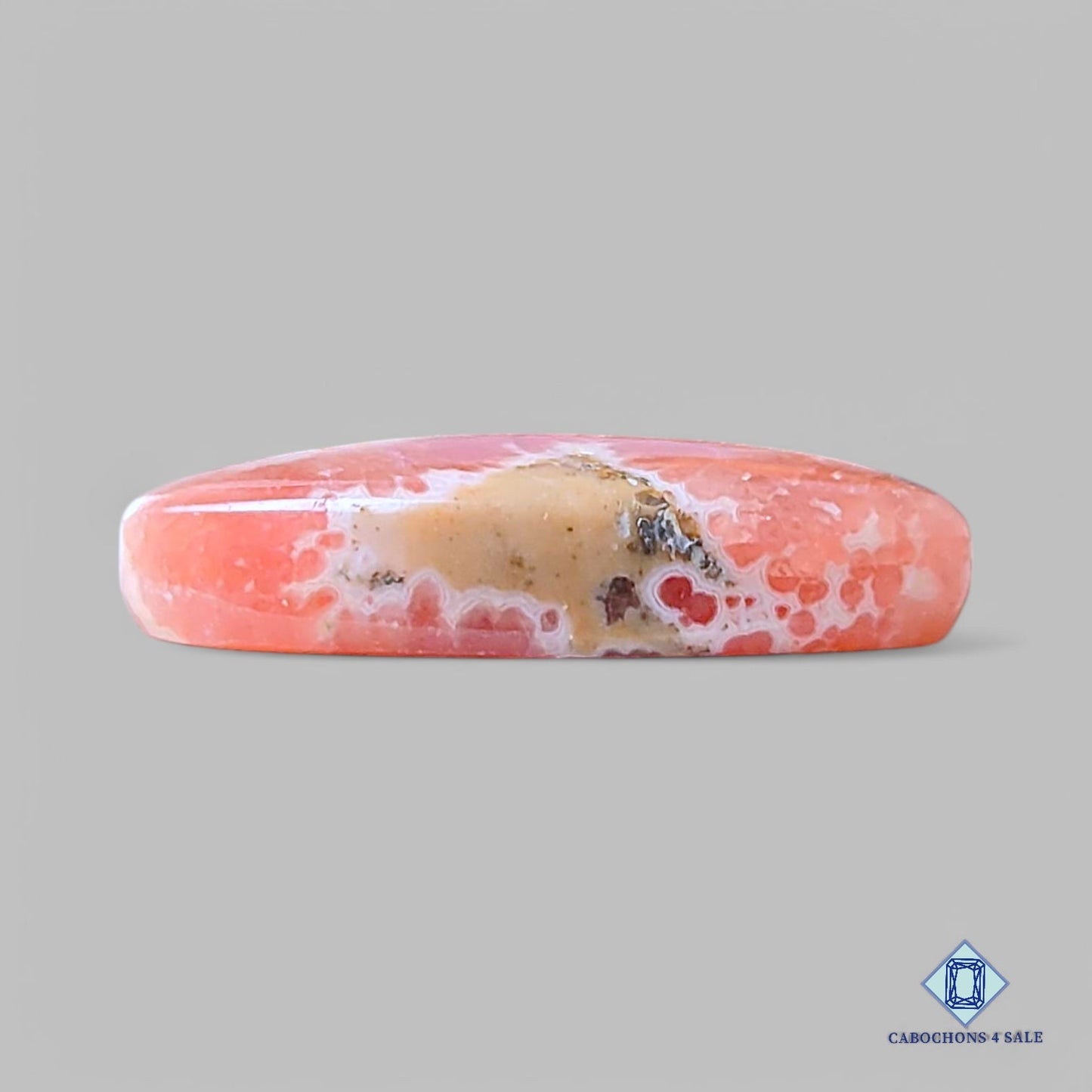 Natural Rhodochrosite Gemstone Oval Cabochons 25*13*6mm from Argentina available for sale