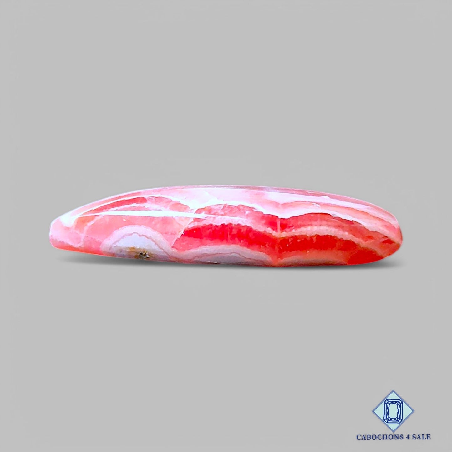 Natural Rhodochrosite Gemstone Pear Cabochons 28*14*5mm from Argentina available for sale