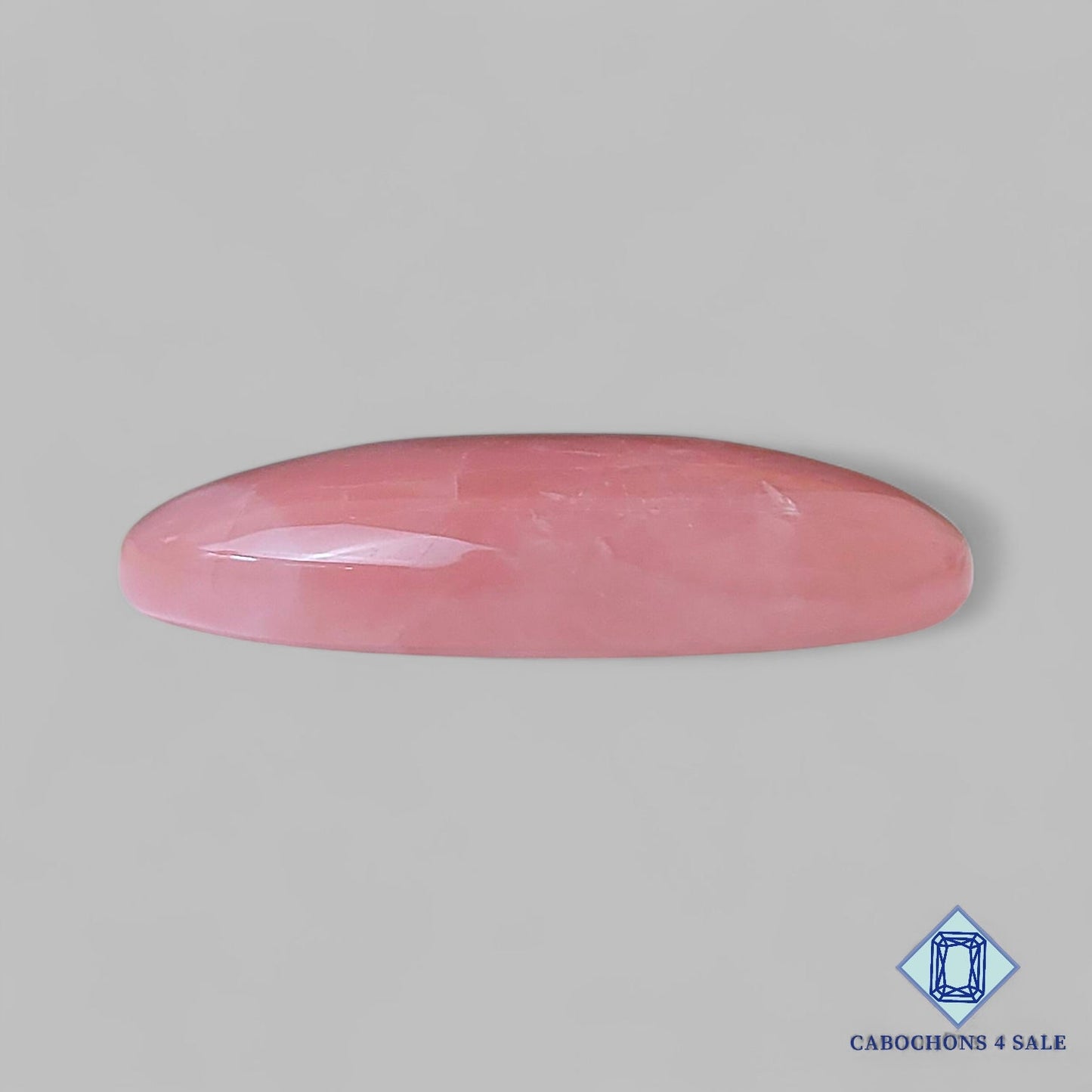 Natural Rose Quartz Gemstone Oval Cabochons 37*25*7mm from Brazil available for sale
