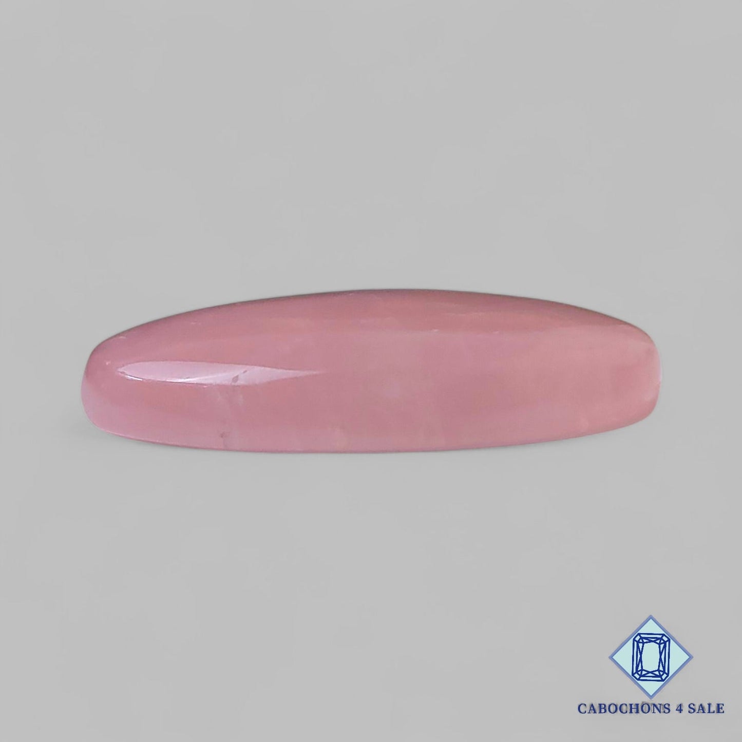 Natural Rose Quartz Gemstone Oval Cabochons 38*23*7mm from Brazil available for sale