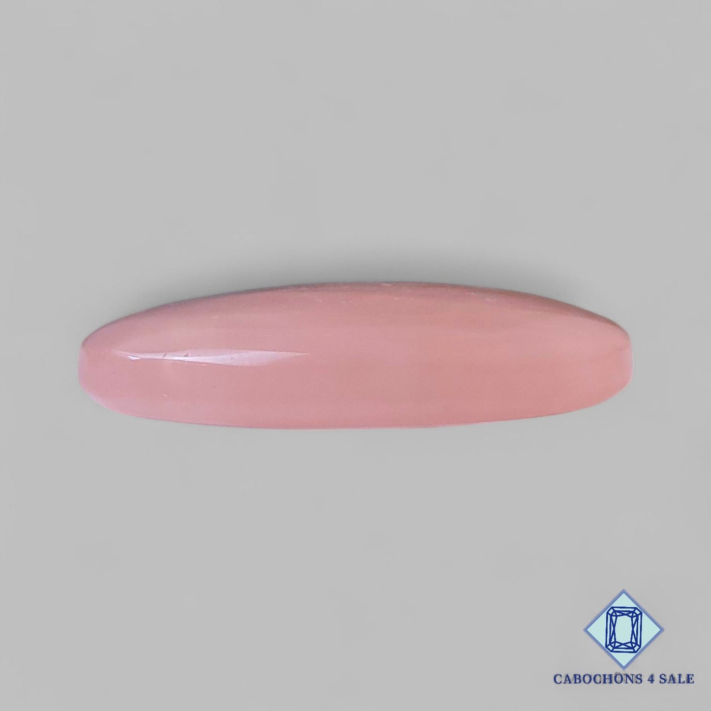 Natural Rose Quartz Gemstone Oval Cabochons 42*28*8mm from Brazil available for sale