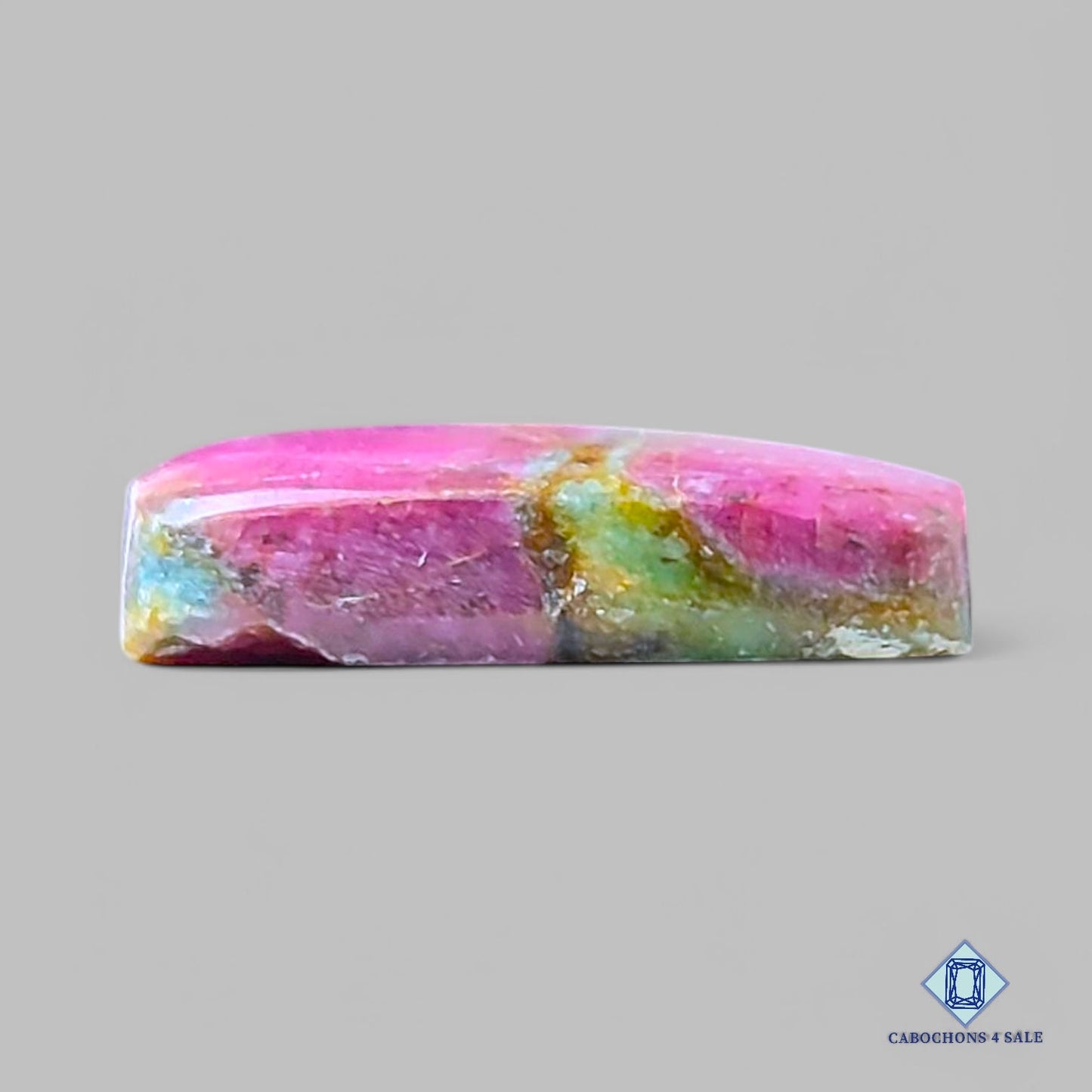 Natural Ruby Fuchsite Gemstone Rectangle Cabochons 18*12*5mm from Tanzania available for sale