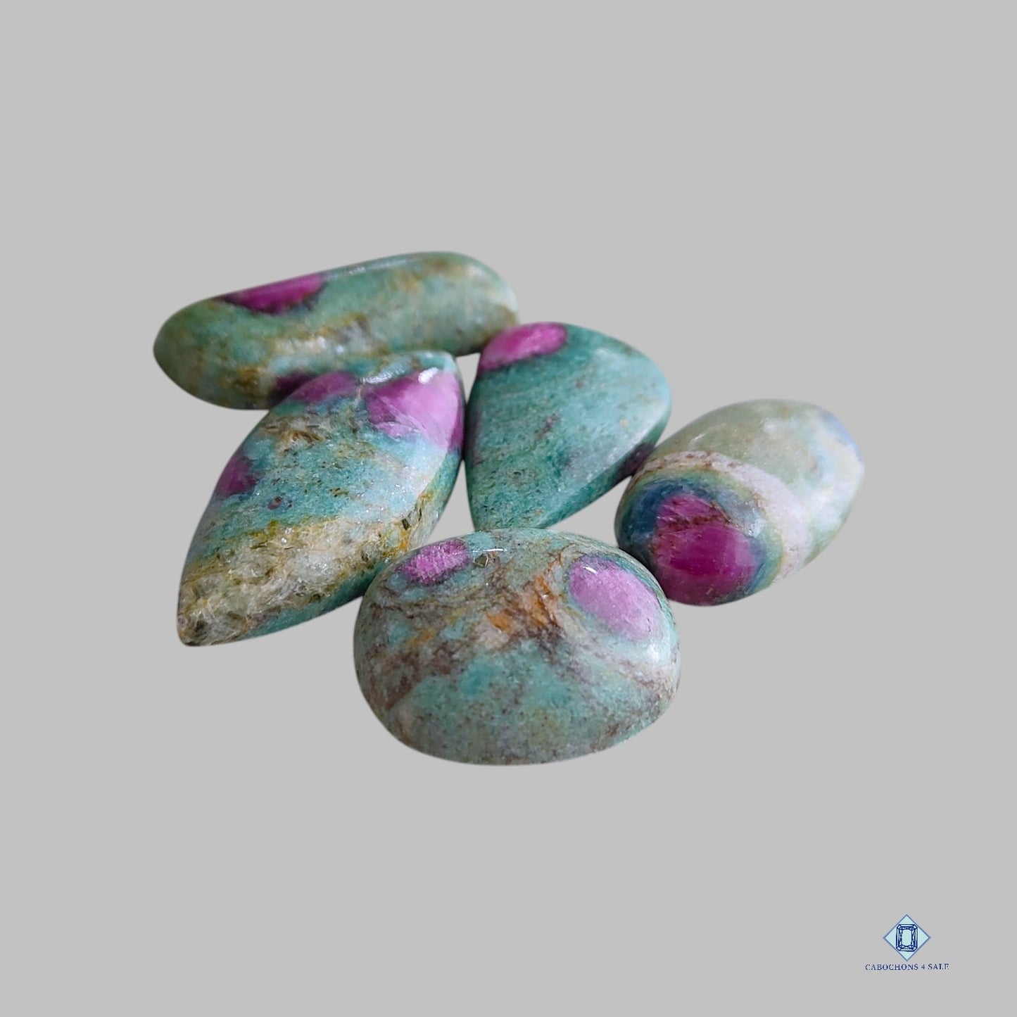 Lotes de formas mixtas de fucsita rubí