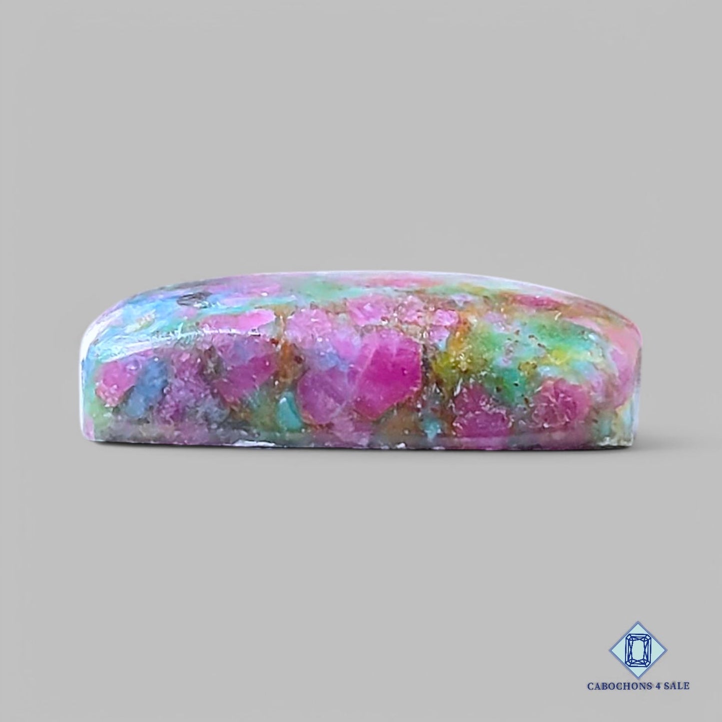 Natural Ruby Kyanite Gemstone Fancy Cabochons 22*20*6mm from India available for sale