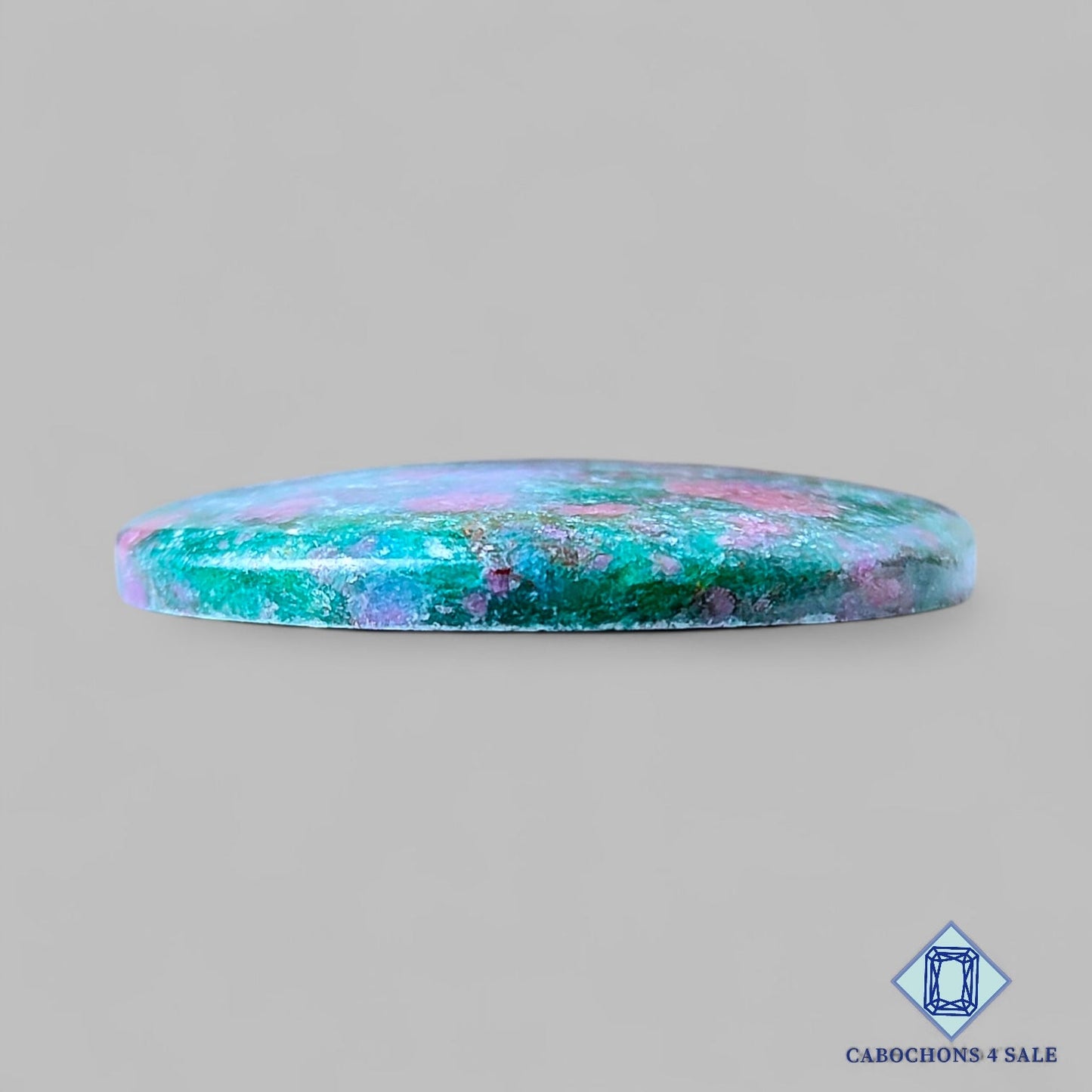 Natural Ruby Kyanite Gemstone Round Cabochons 31*5mm from India available for sale