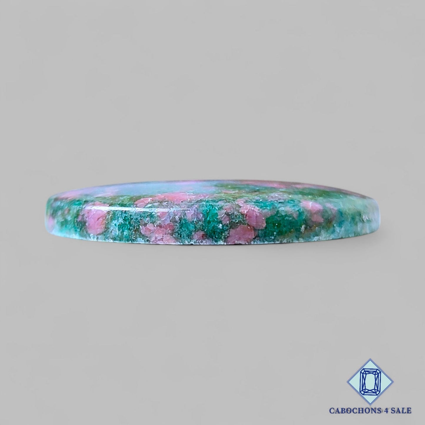 Natural Ruby Kyanite Gemstone Round Cabochons 33*5mm from India available for sale