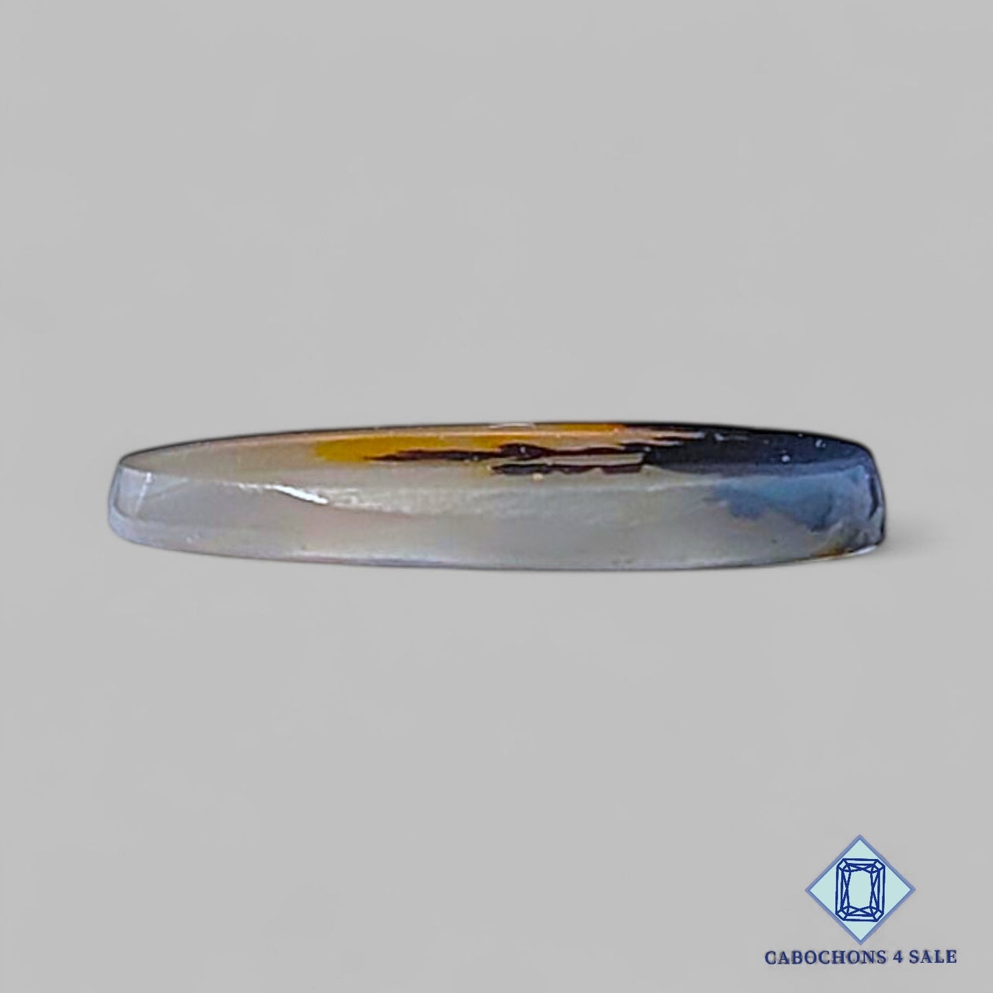 Natural Scenic Agate Gemstone Oval Cabochons 16*10*2mm from Brazil available for sale