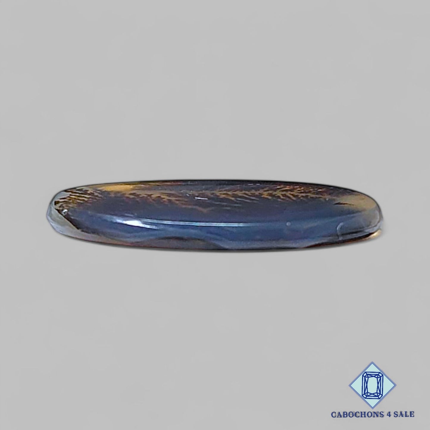 Natural Scenic Agate Gemstone Oval Cabochons 18*12*2mm from Brazil available for sale